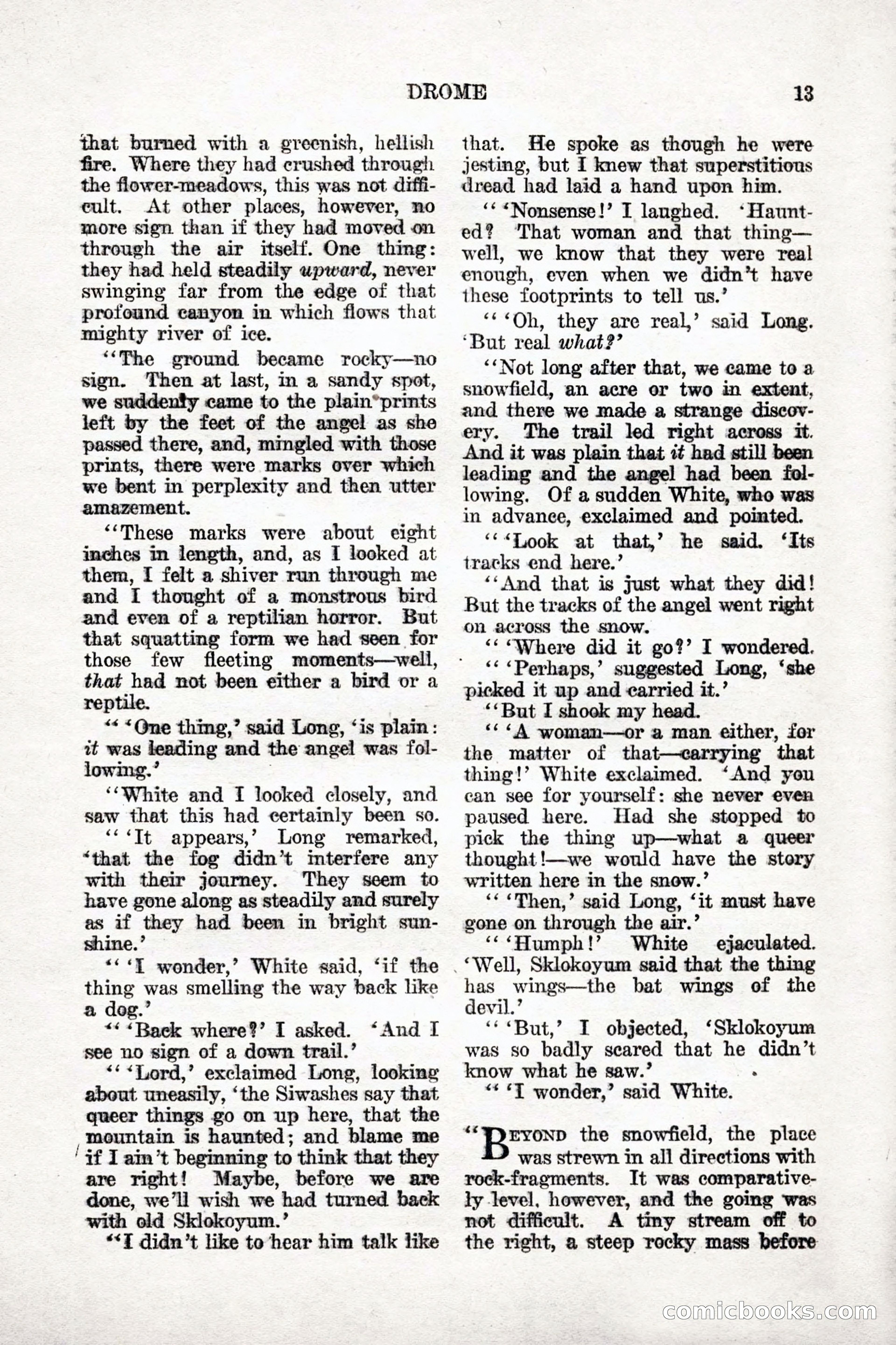 Weird Tales: "Drome" by John Martin Leahy — page 10 of 110