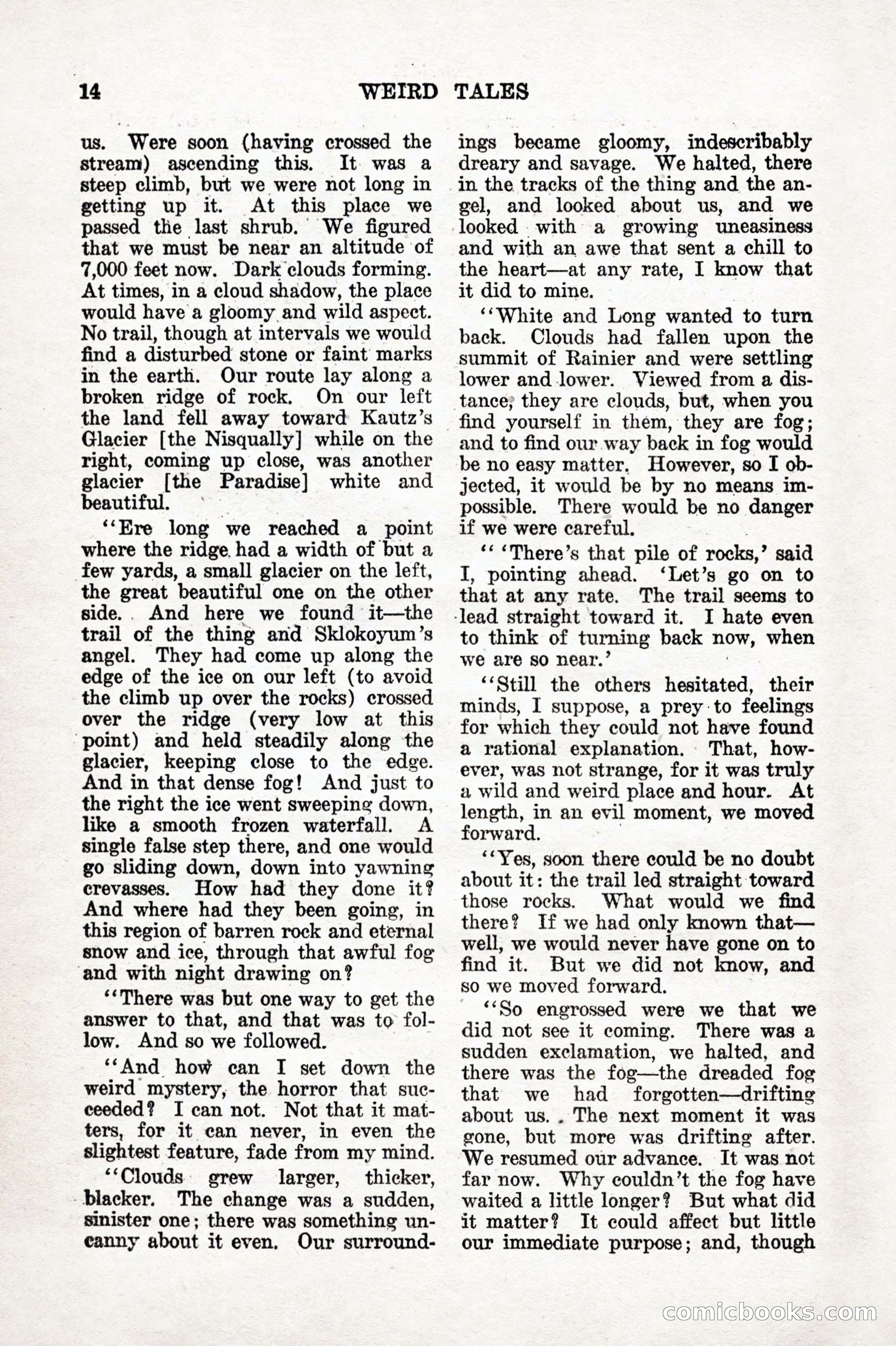 Weird Tales: "Drome" by John Martin Leahy — page 11 of 110