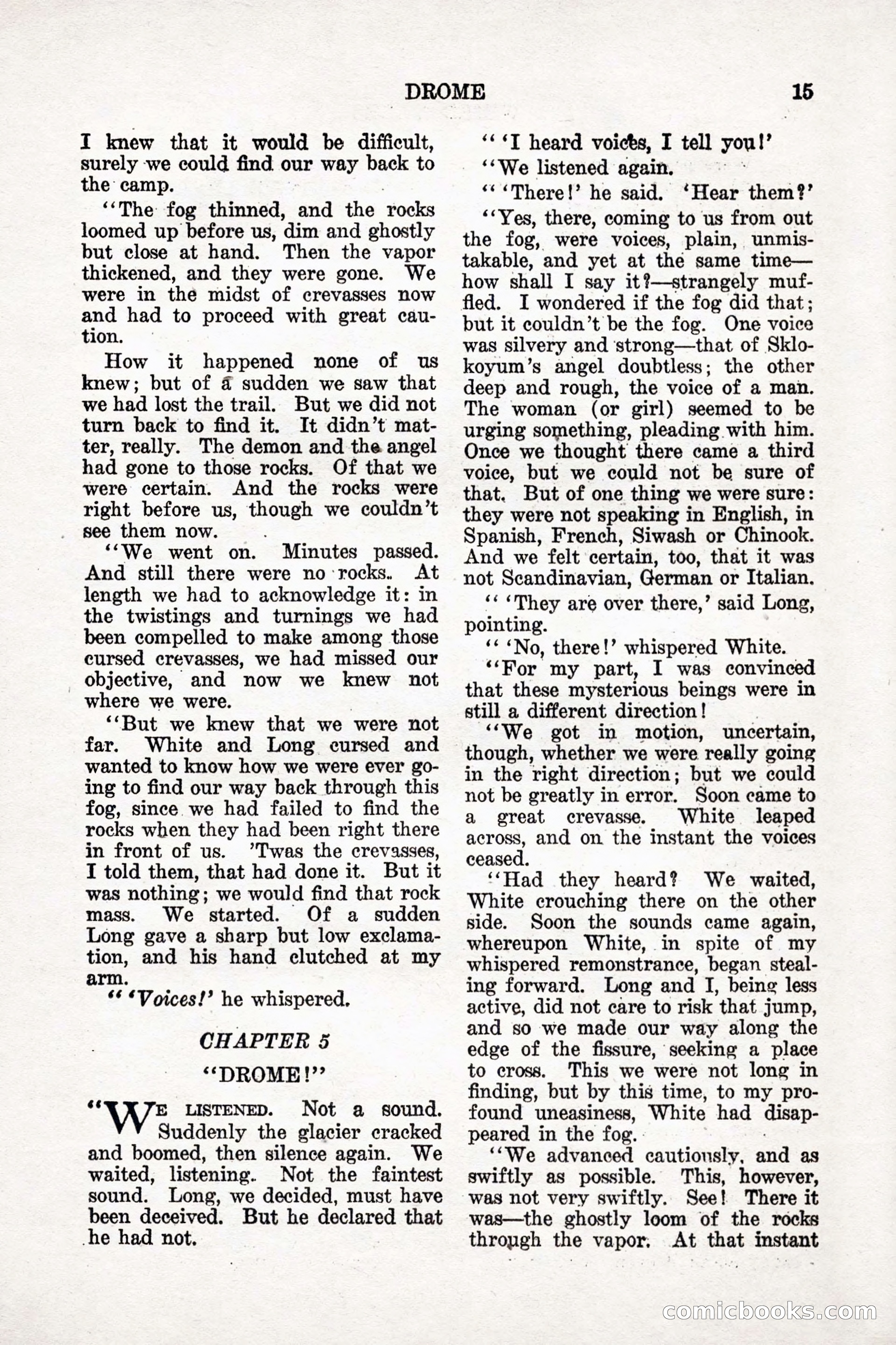 Weird Tales: "Drome" by John Martin Leahy — page 12 of 110