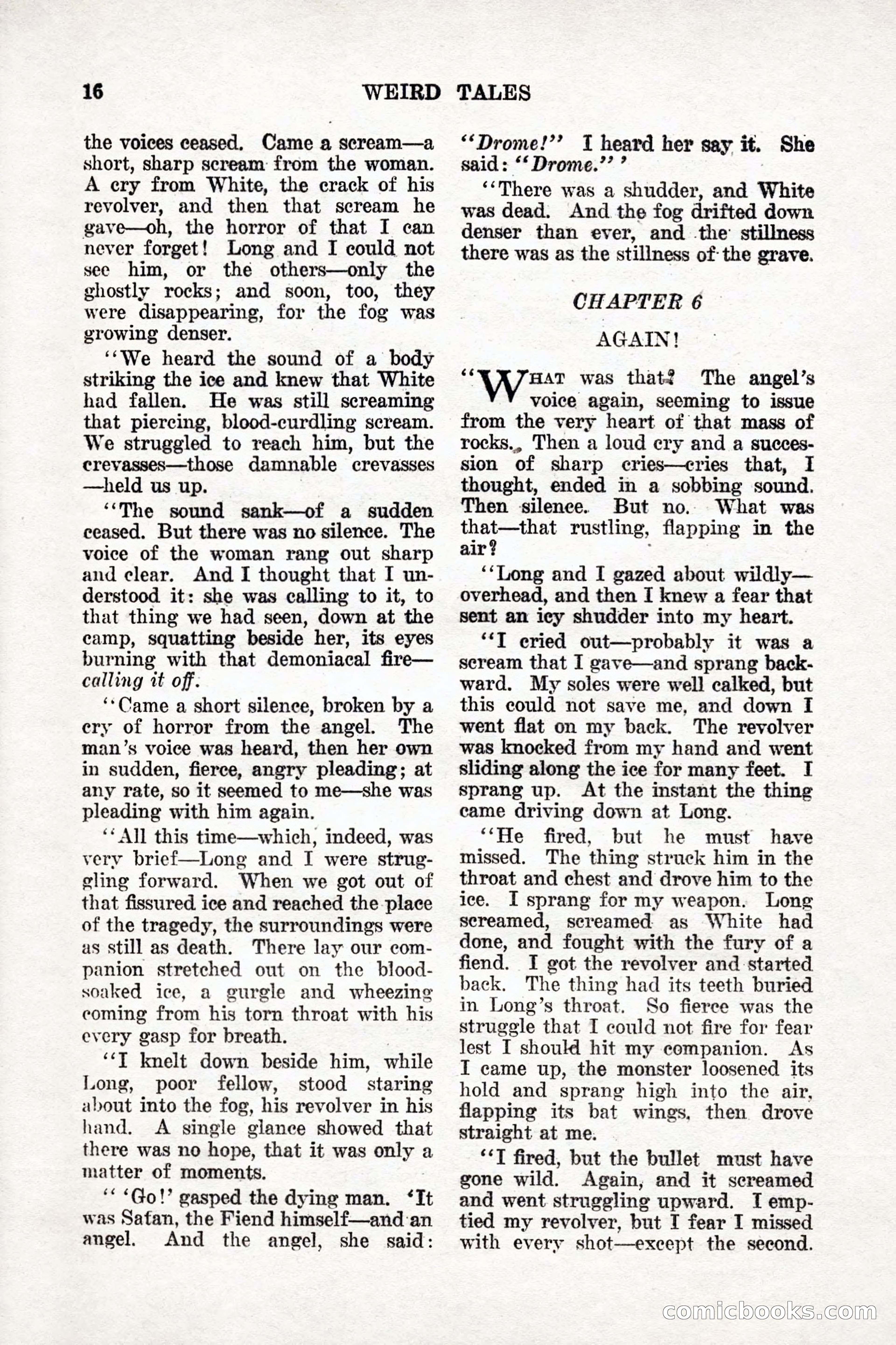 Weird Tales: "Drome" by John Martin Leahy — page 13 of 110