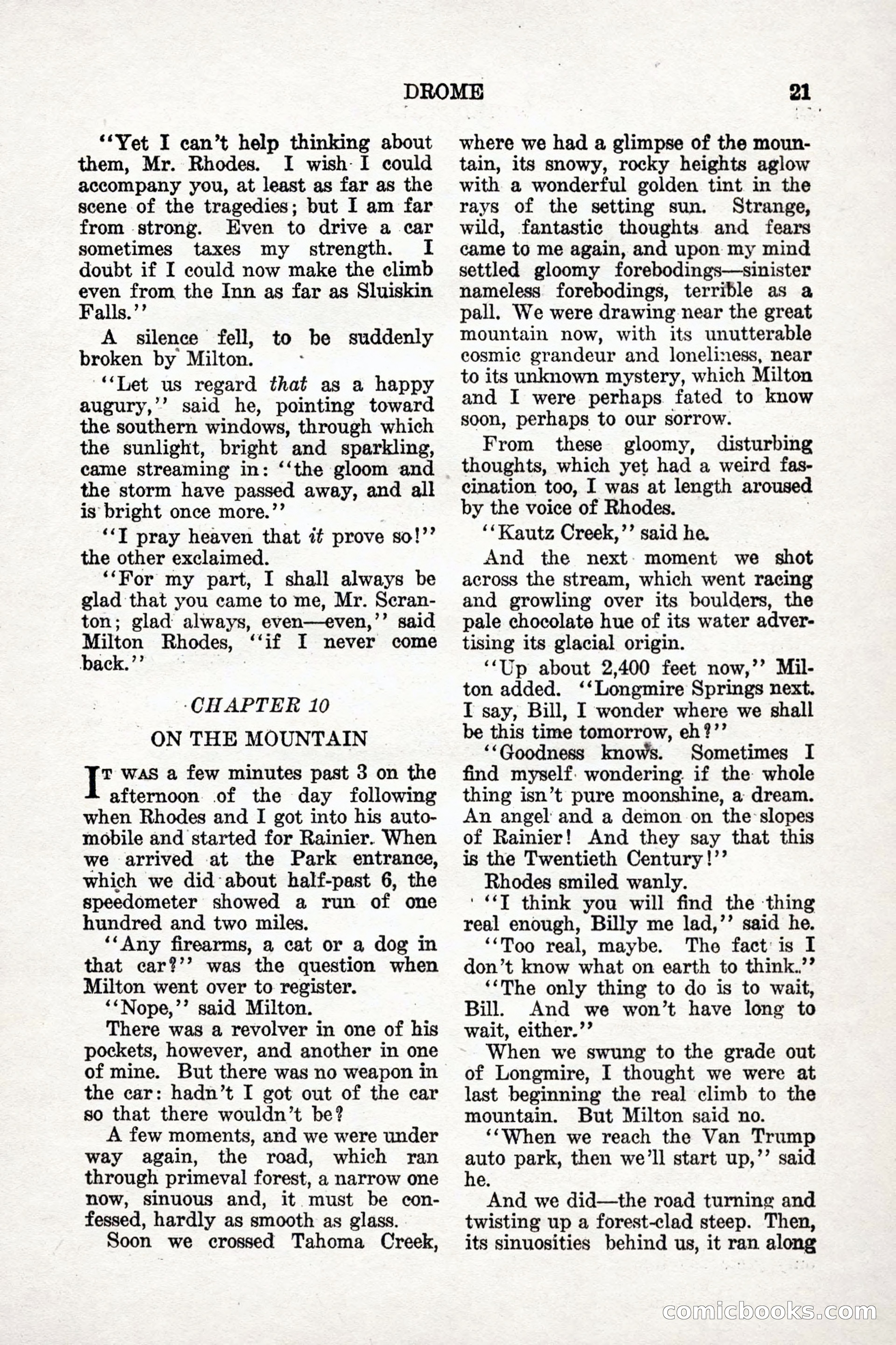 Weird Tales: "Drome" by John Martin Leahy — page 18 of 110
