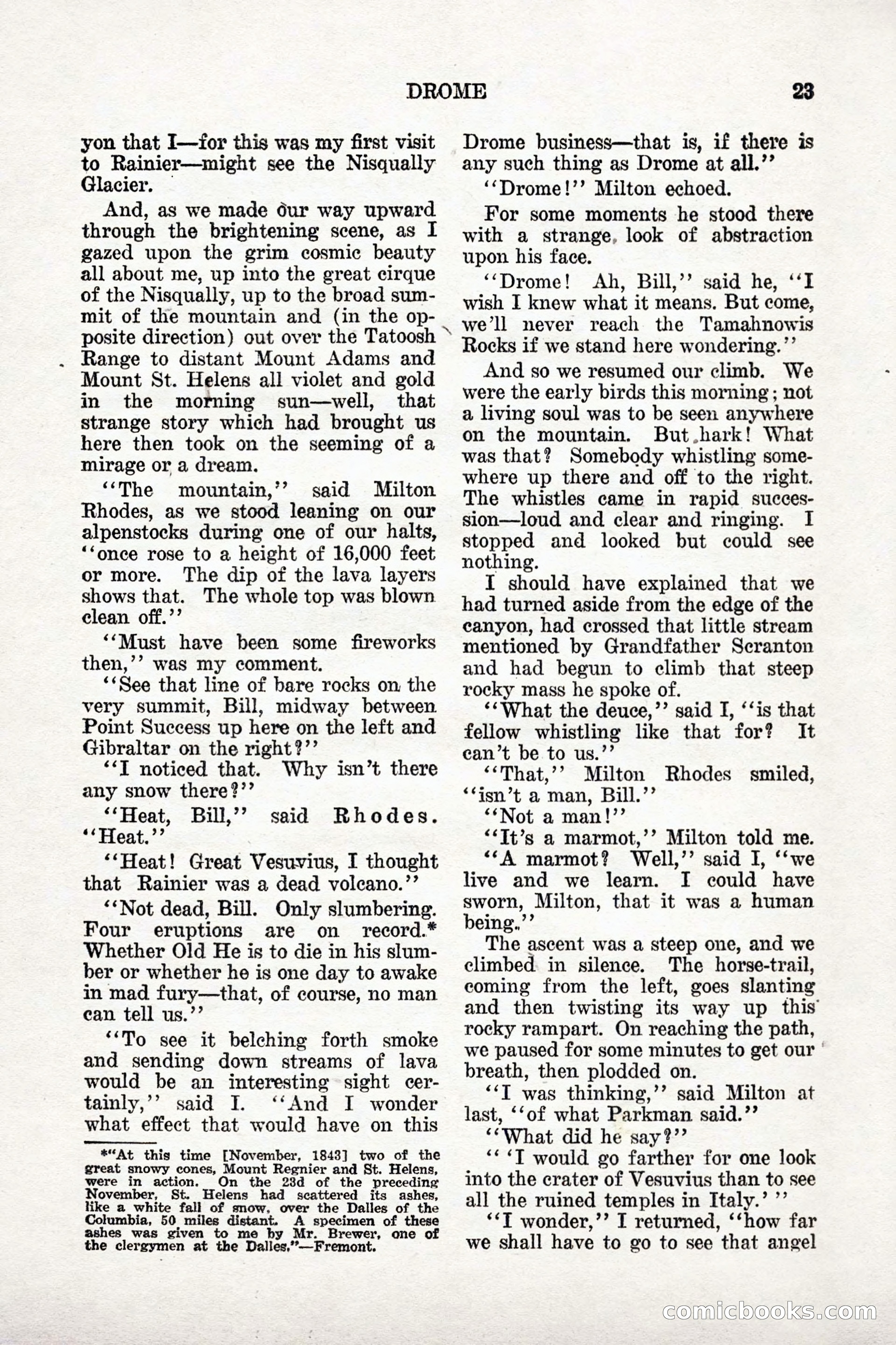 Weird Tales: "Drome" by John Martin Leahy — page 20 of 110