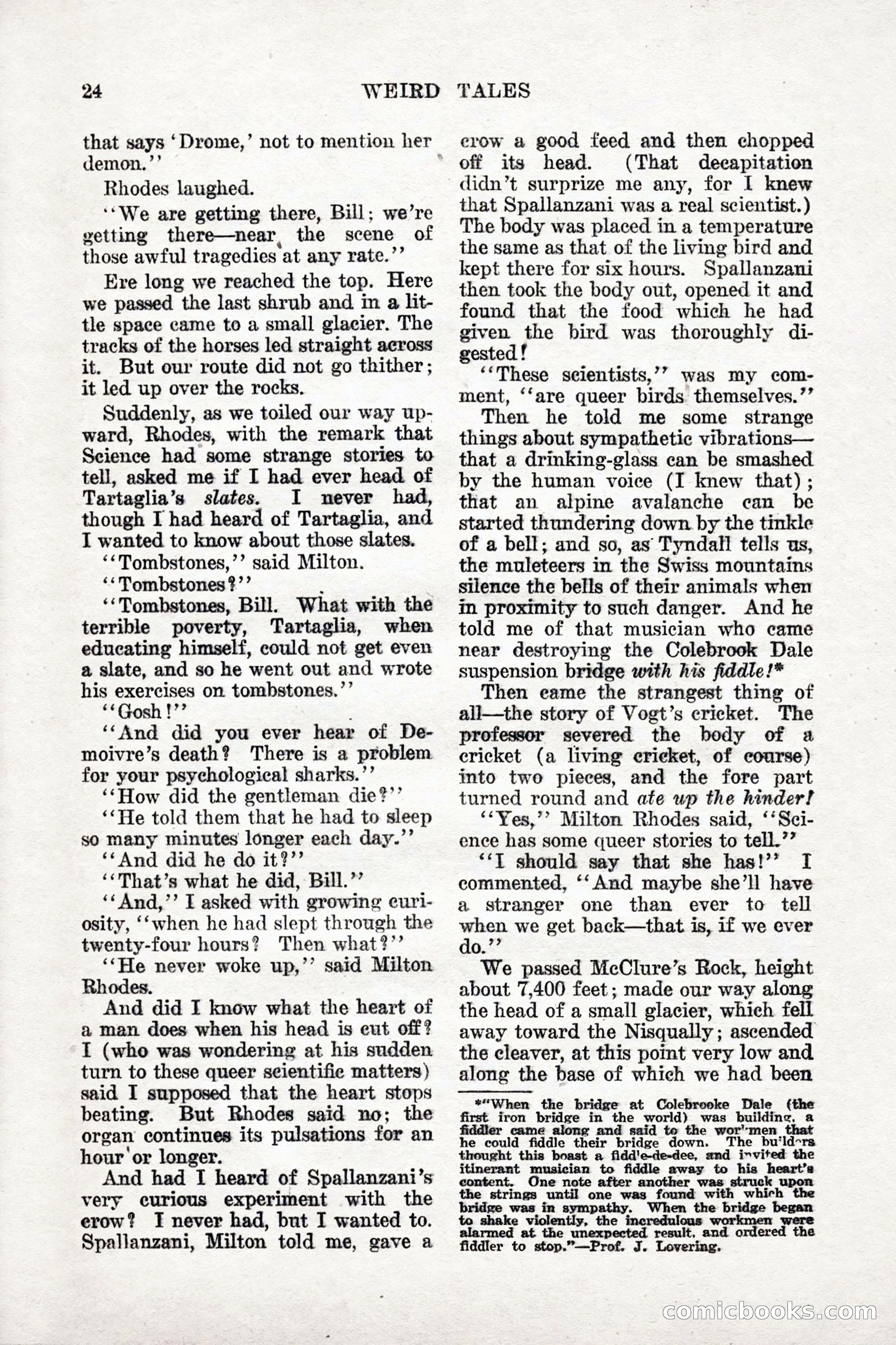 Weird Tales: "Drome" by John Martin Leahy — page 21 of 110