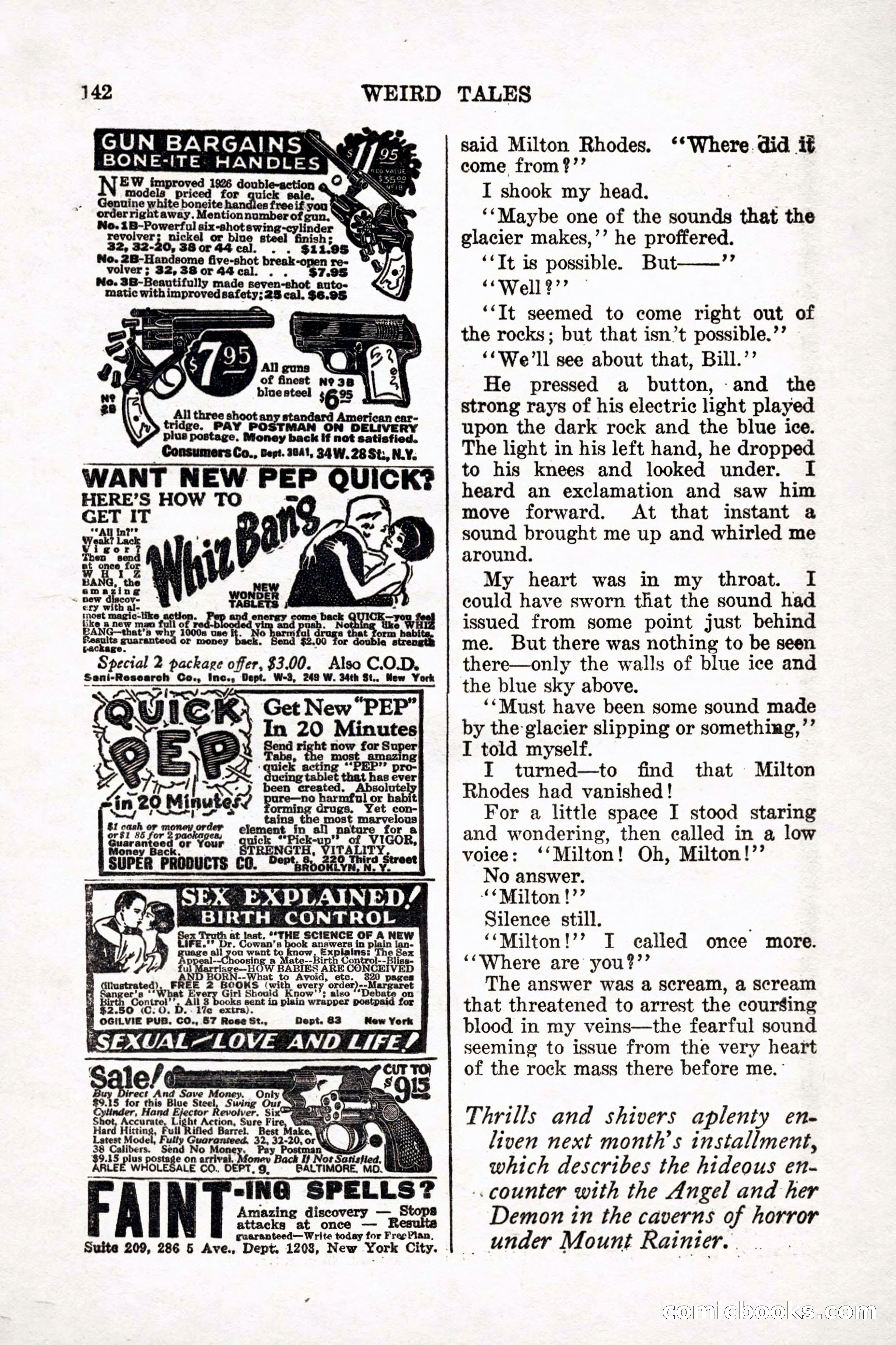 Weird Tales: "Drome" by John Martin Leahy — page 28 of 110