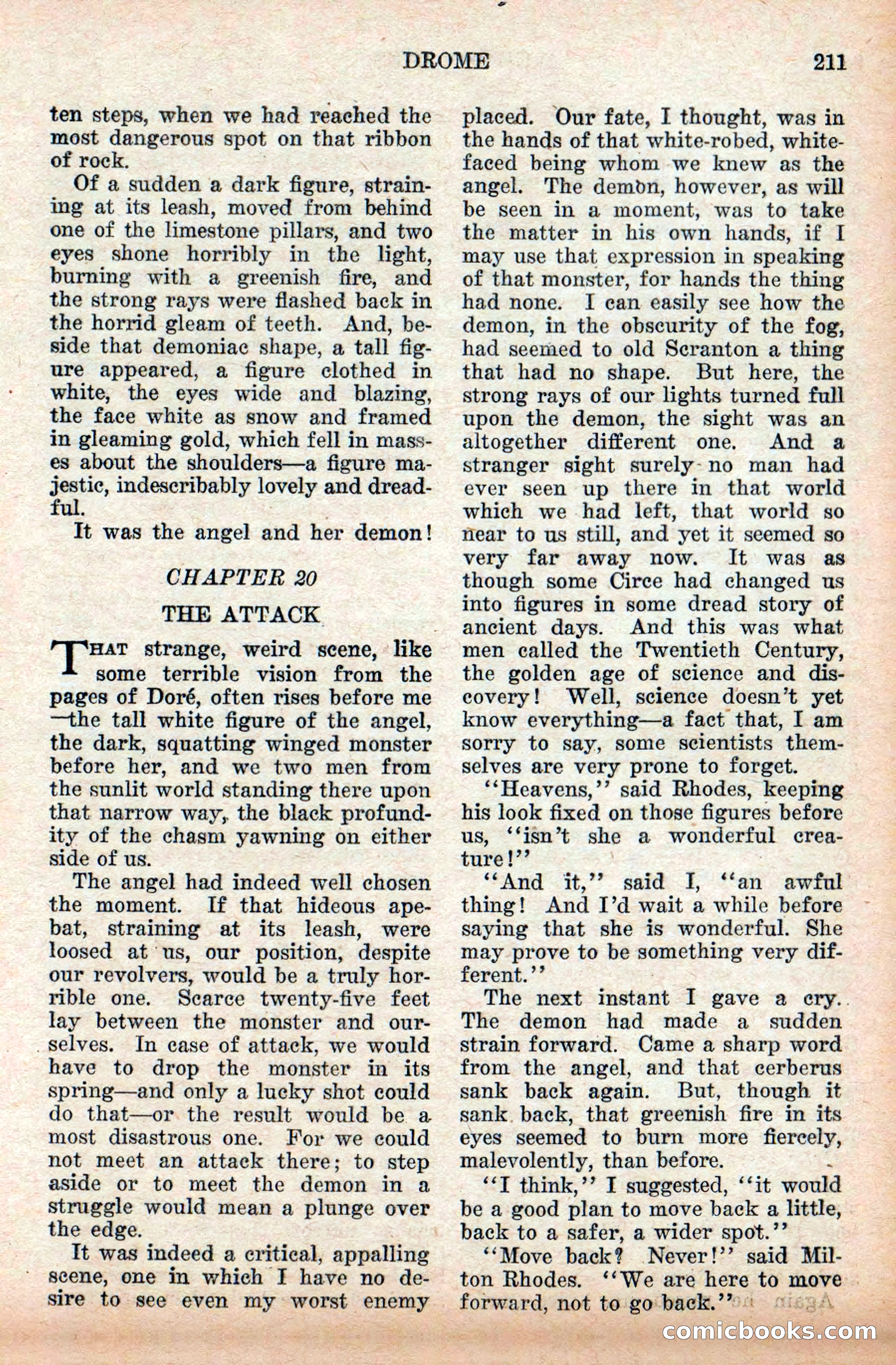 Weird Tales: "Drome" by John Martin Leahy — page 47 of 110