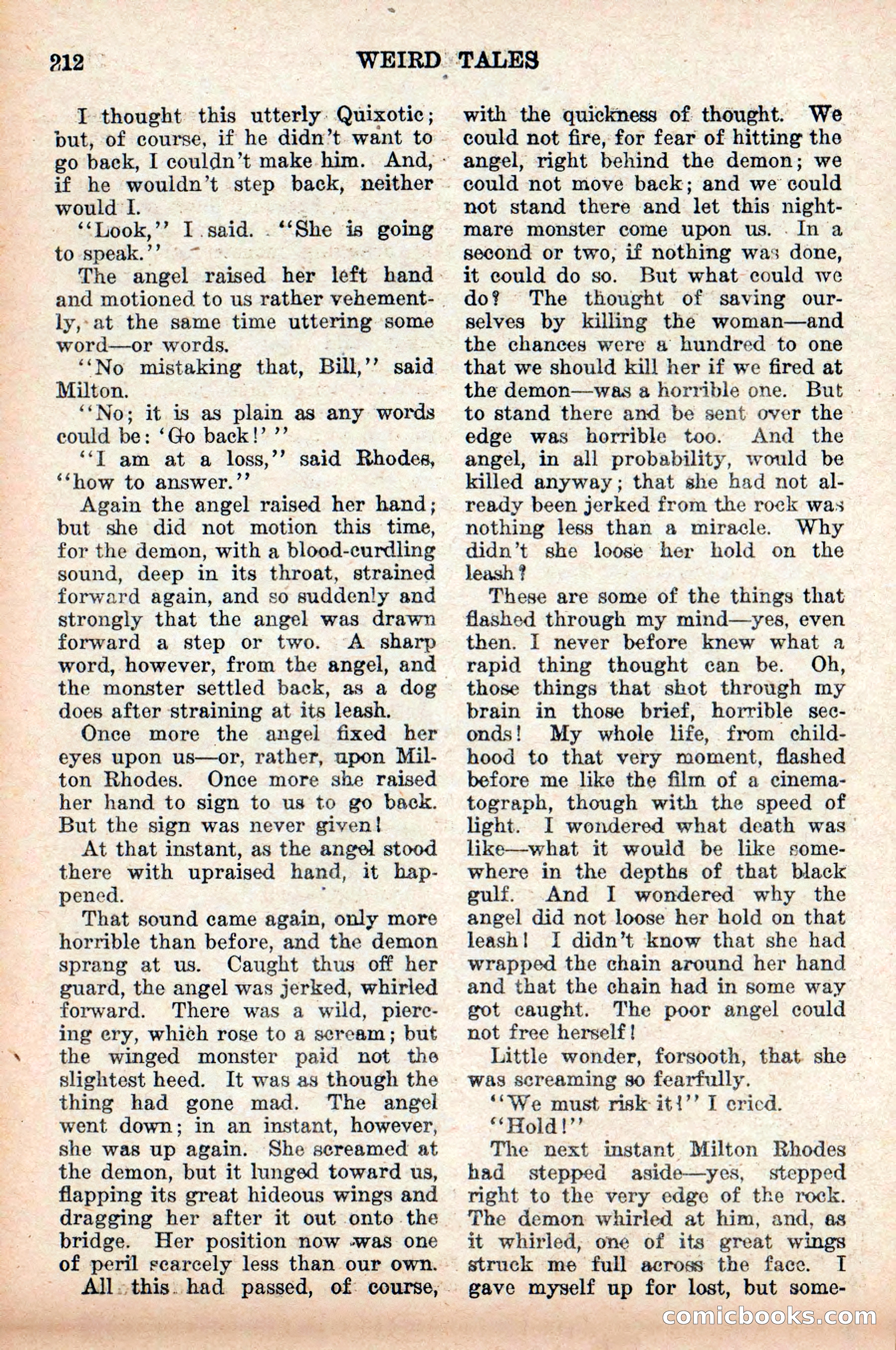 Weird Tales: "Drome" by John Martin Leahy — page 48 of 110