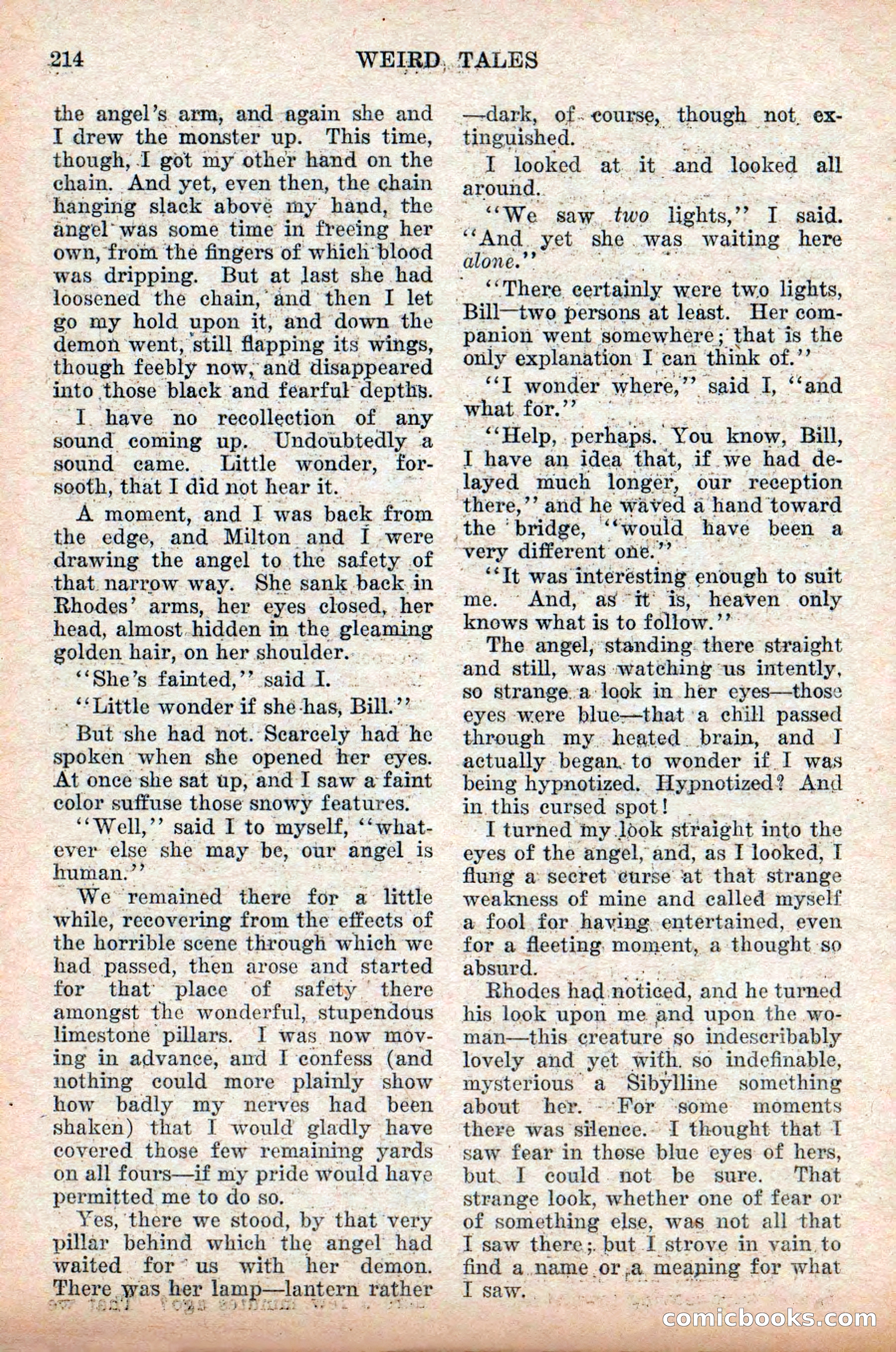 Weird Tales: "Drome" by John Martin Leahy — page 50 of 110