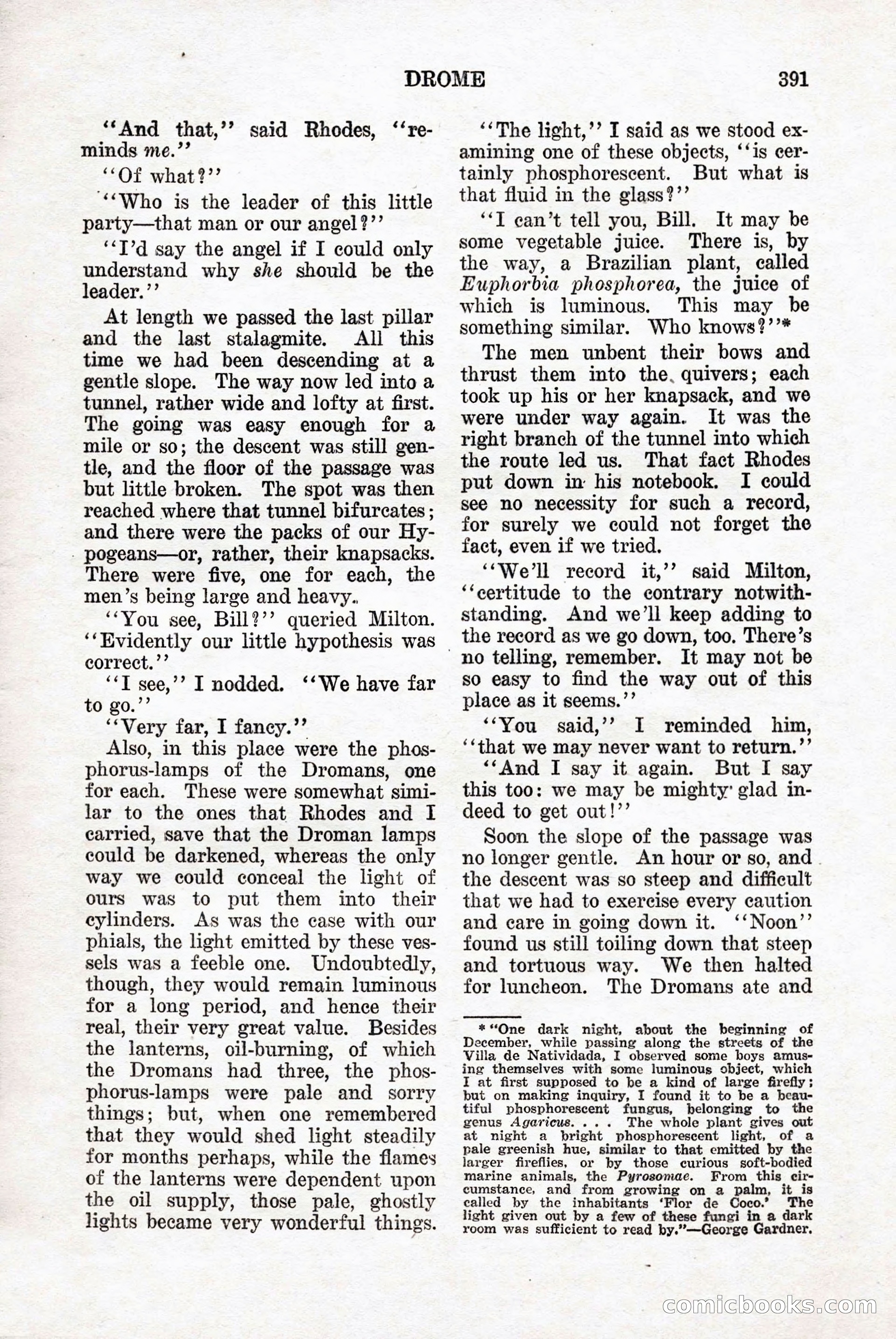 Weird Tales: "Drome" by John Martin Leahy — page 57 of 110