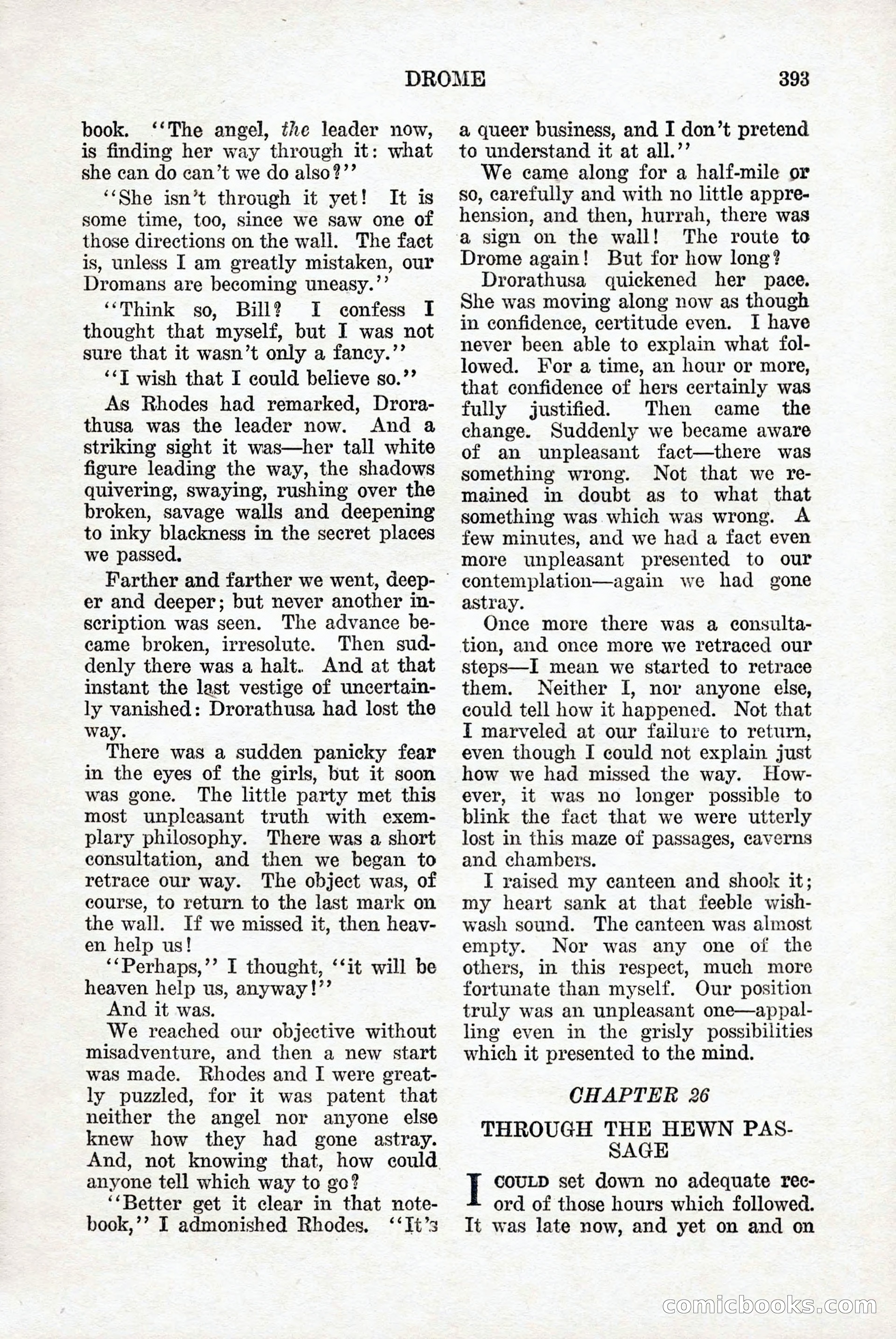 Weird Tales: "Drome" by John Martin Leahy — page 59 of 110