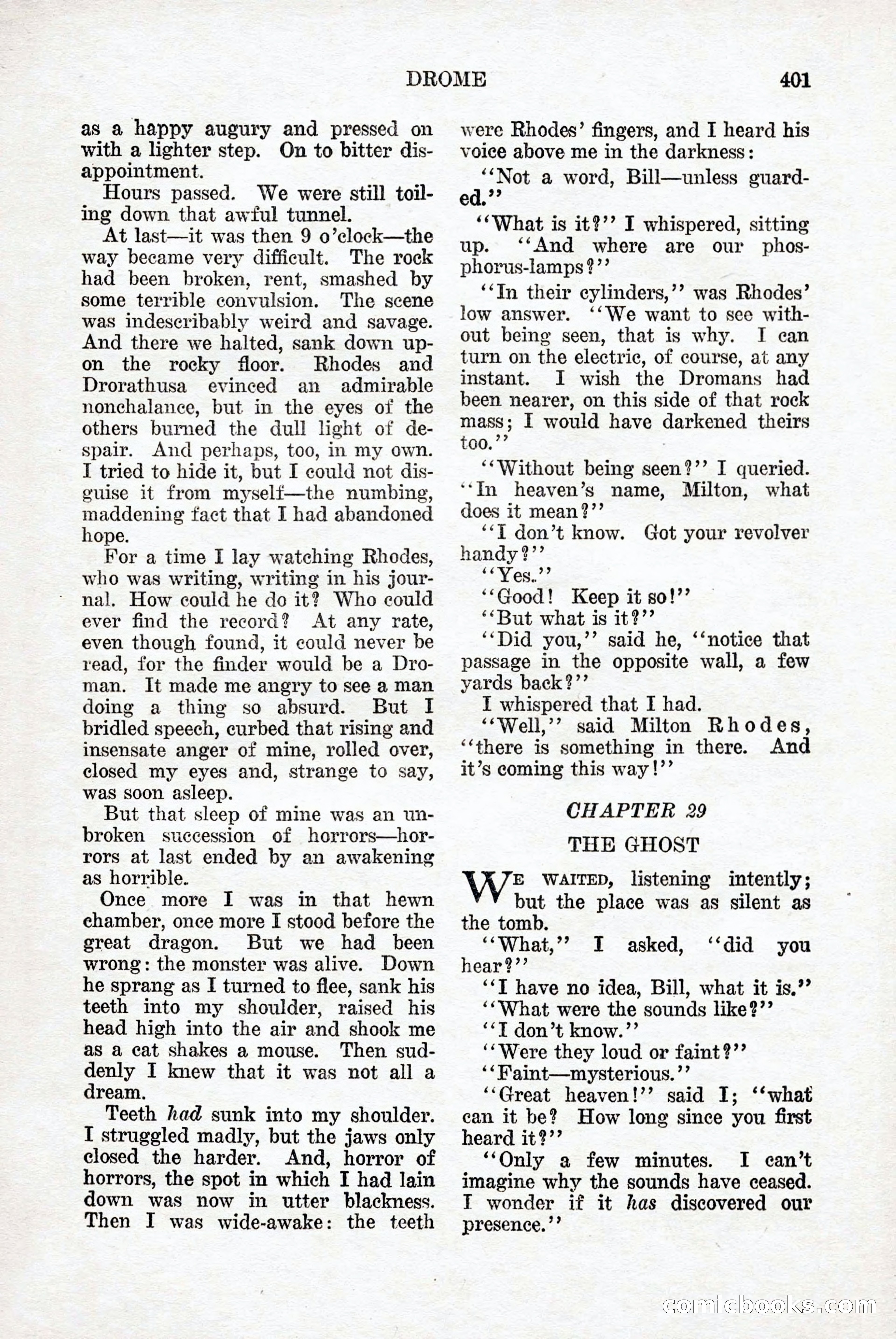 Weird Tales: "Drome" by John Martin Leahy — page 67 of 110