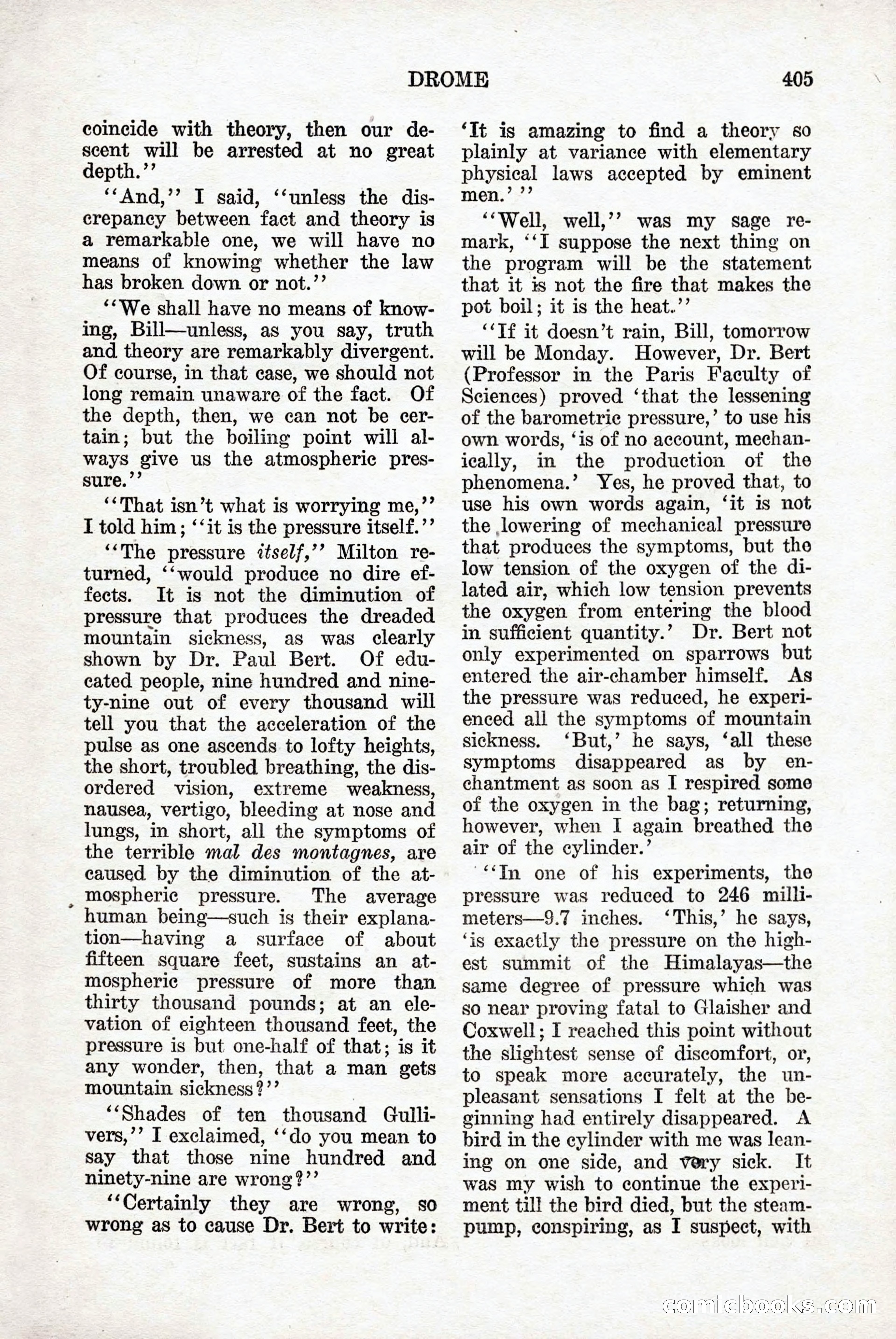 Weird Tales: "Drome" by John Martin Leahy — page 71 of 110