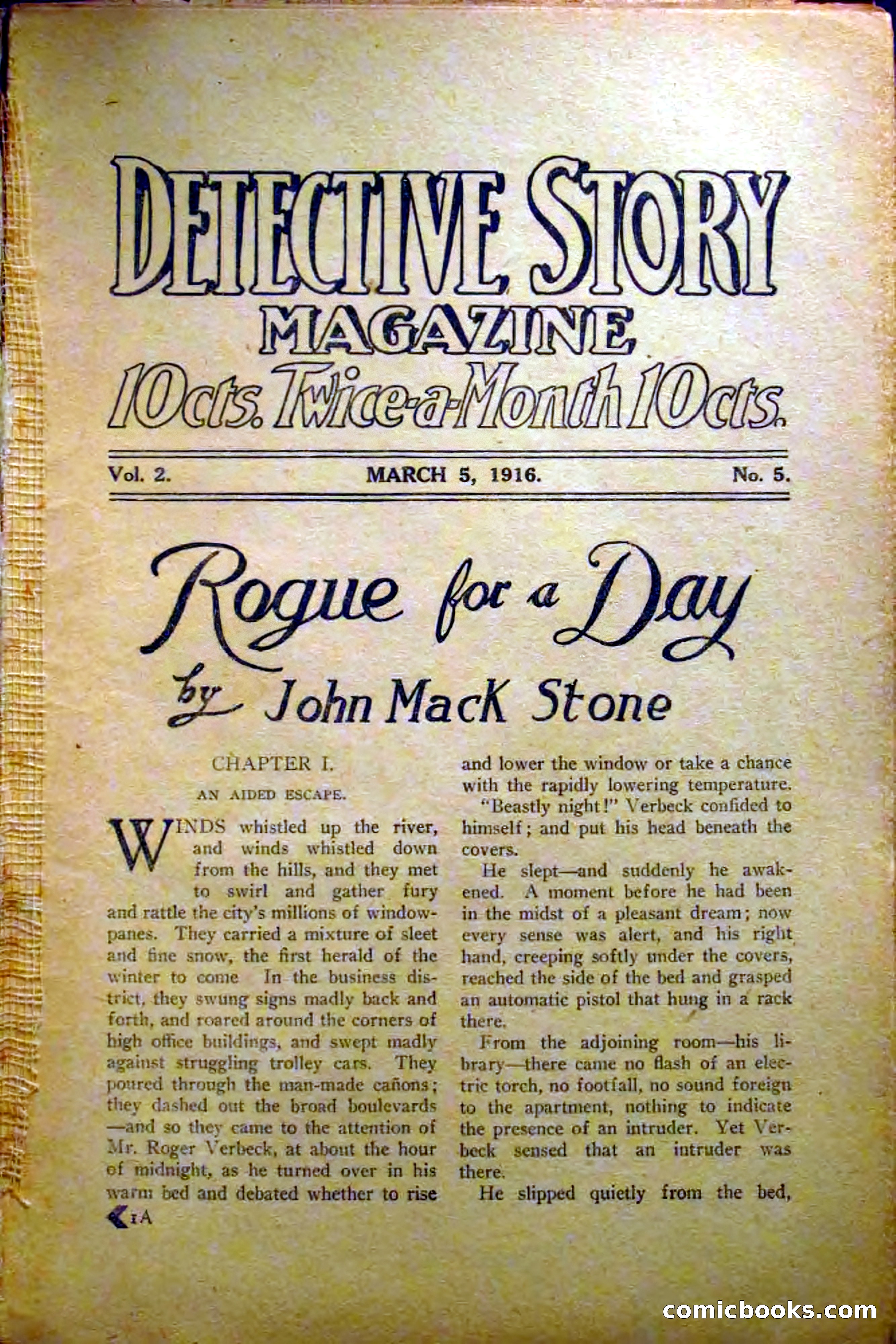 Detective Story Magazine, Vol. 2, No. 5 — page 3 of 132
