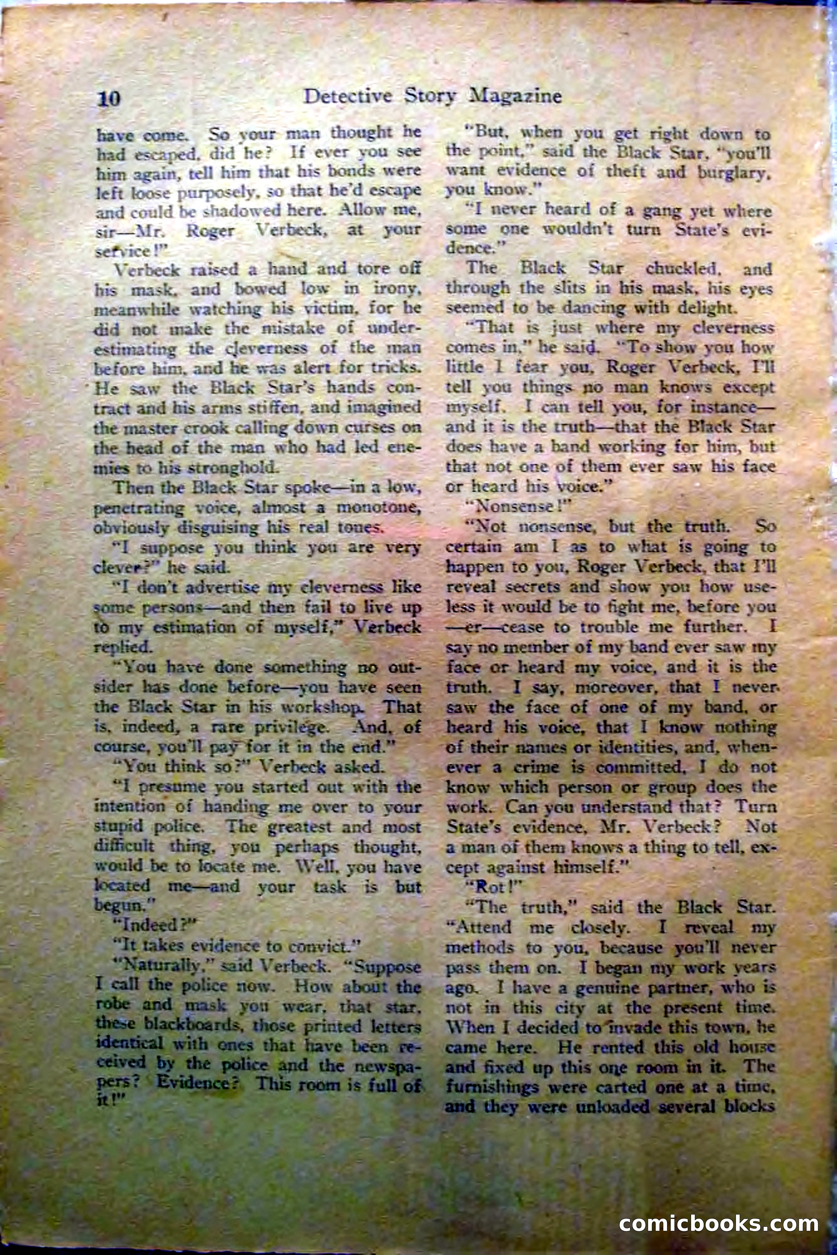 Detective Story Magazine, Vol. 2, No. 5 — page 12 of 132