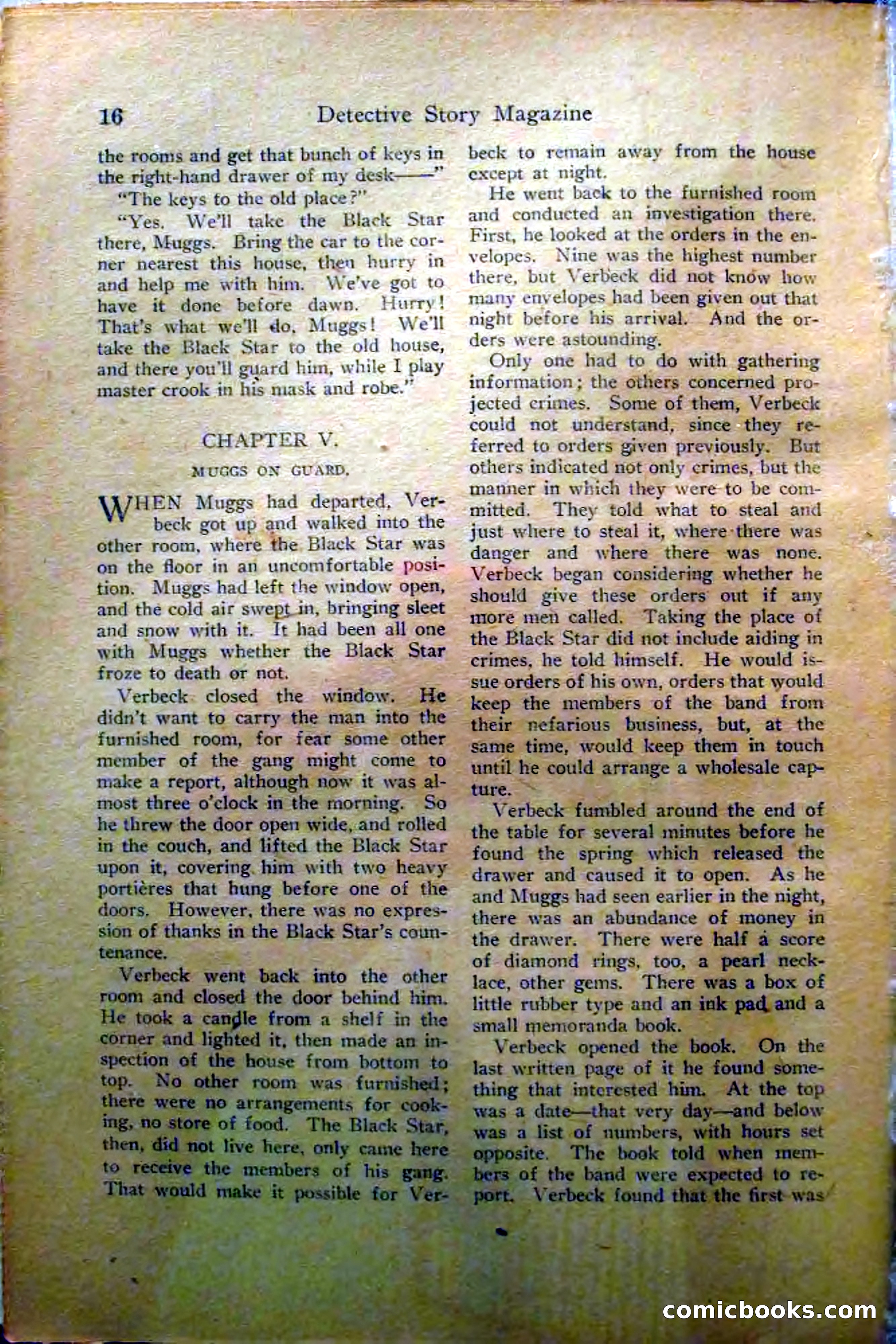 Detective Story Magazine, Vol. 2, No. 5 — page 18 of 132