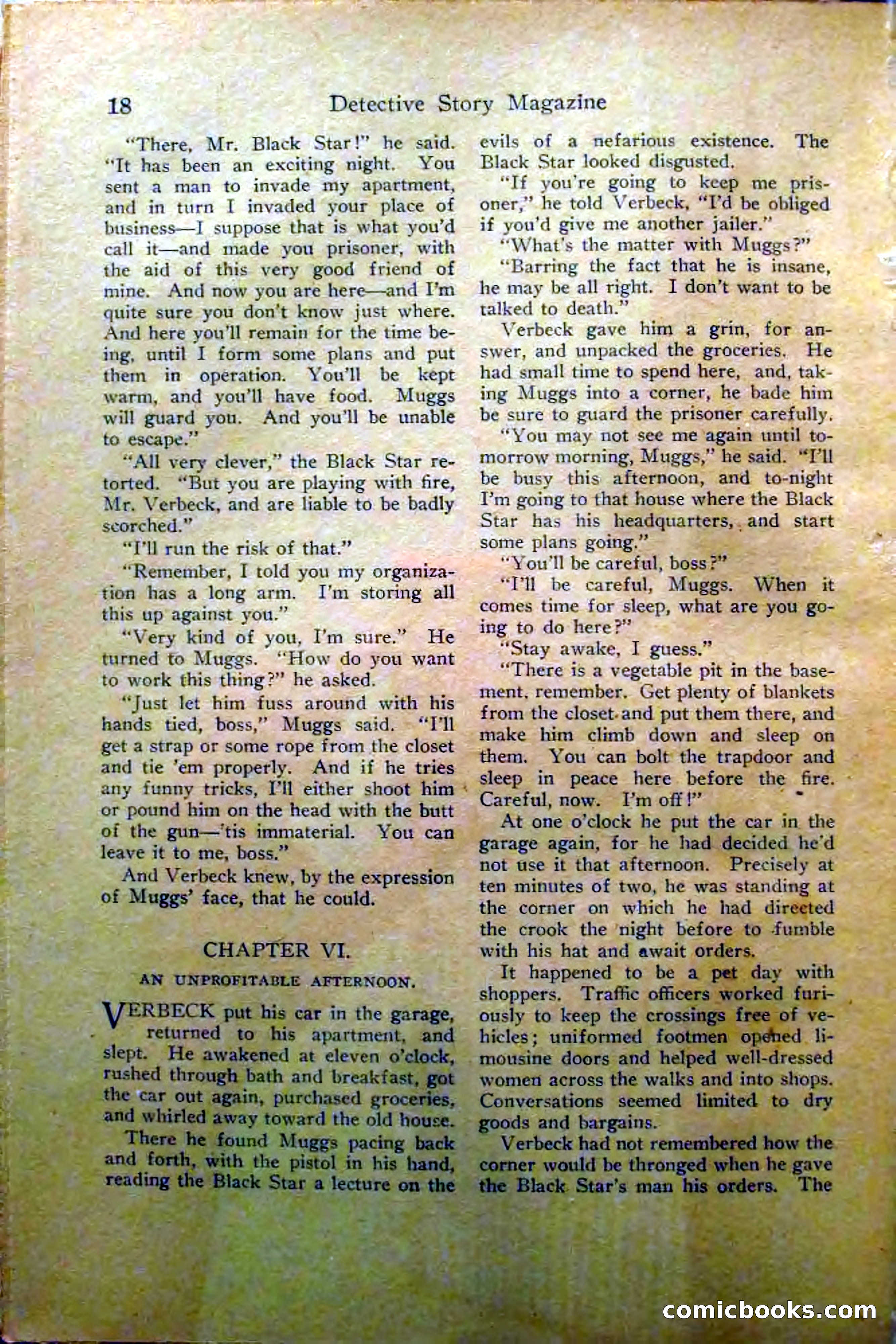 Detective Story Magazine, Vol. 2, No. 5 — page 20 of 132