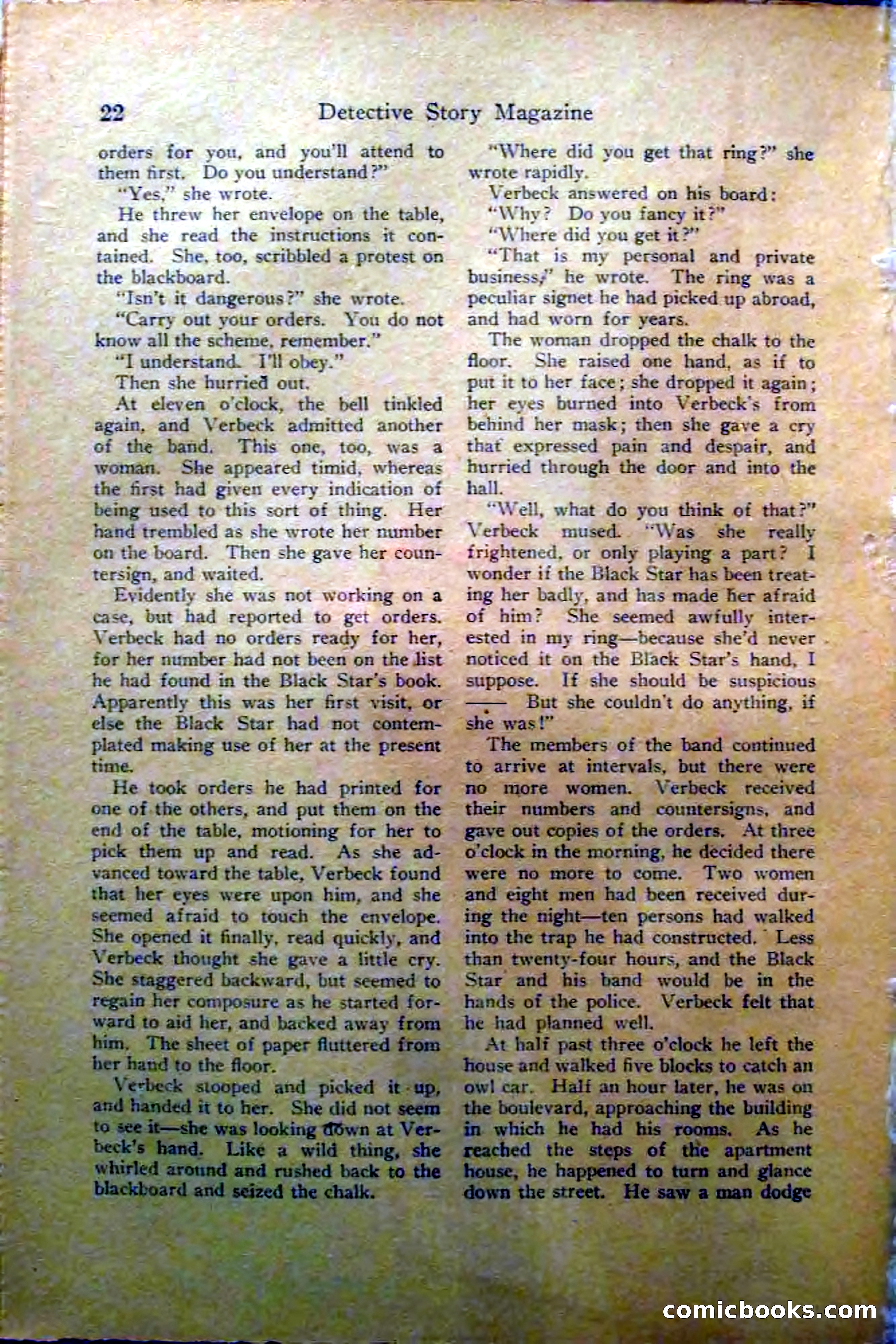 Detective Story Magazine, Vol. 2, No. 5 — page 24 of 132
