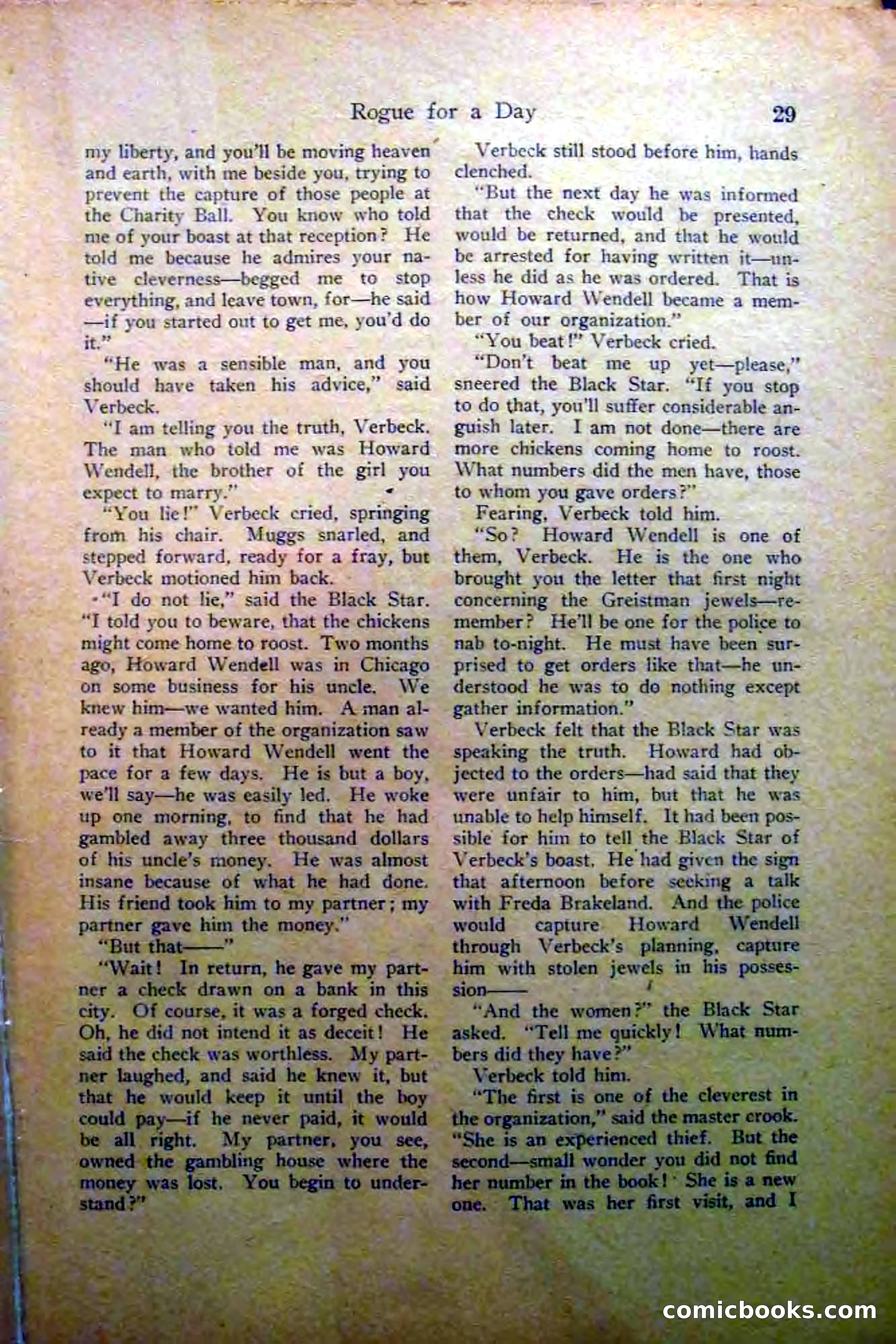 Detective Story Magazine, Vol. 2, No. 5 — page 31 of 132