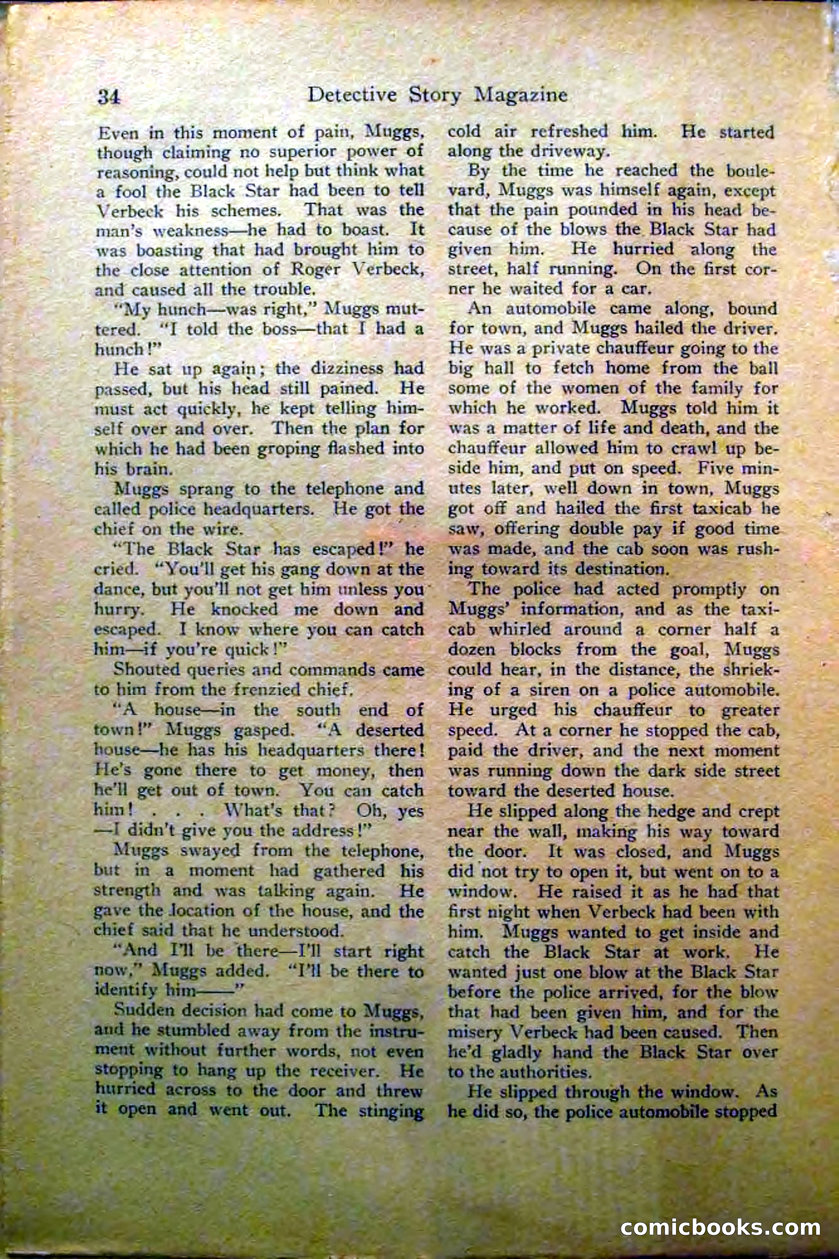 Detective Story Magazine, Vol. 2, No. 5 — page 36 of 132