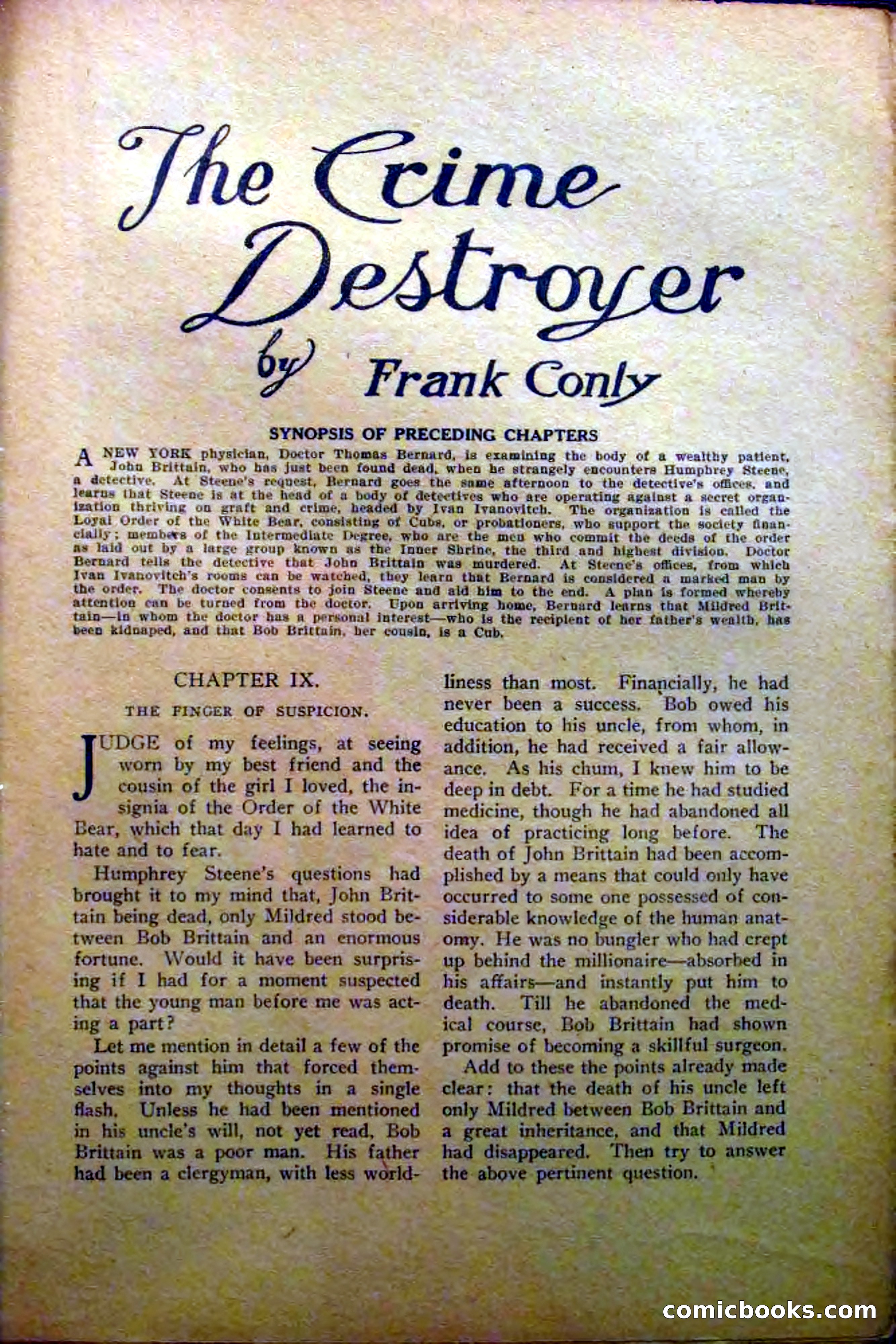 Detective Story Magazine, Vol. 2, No. 5 — page 43 of 132