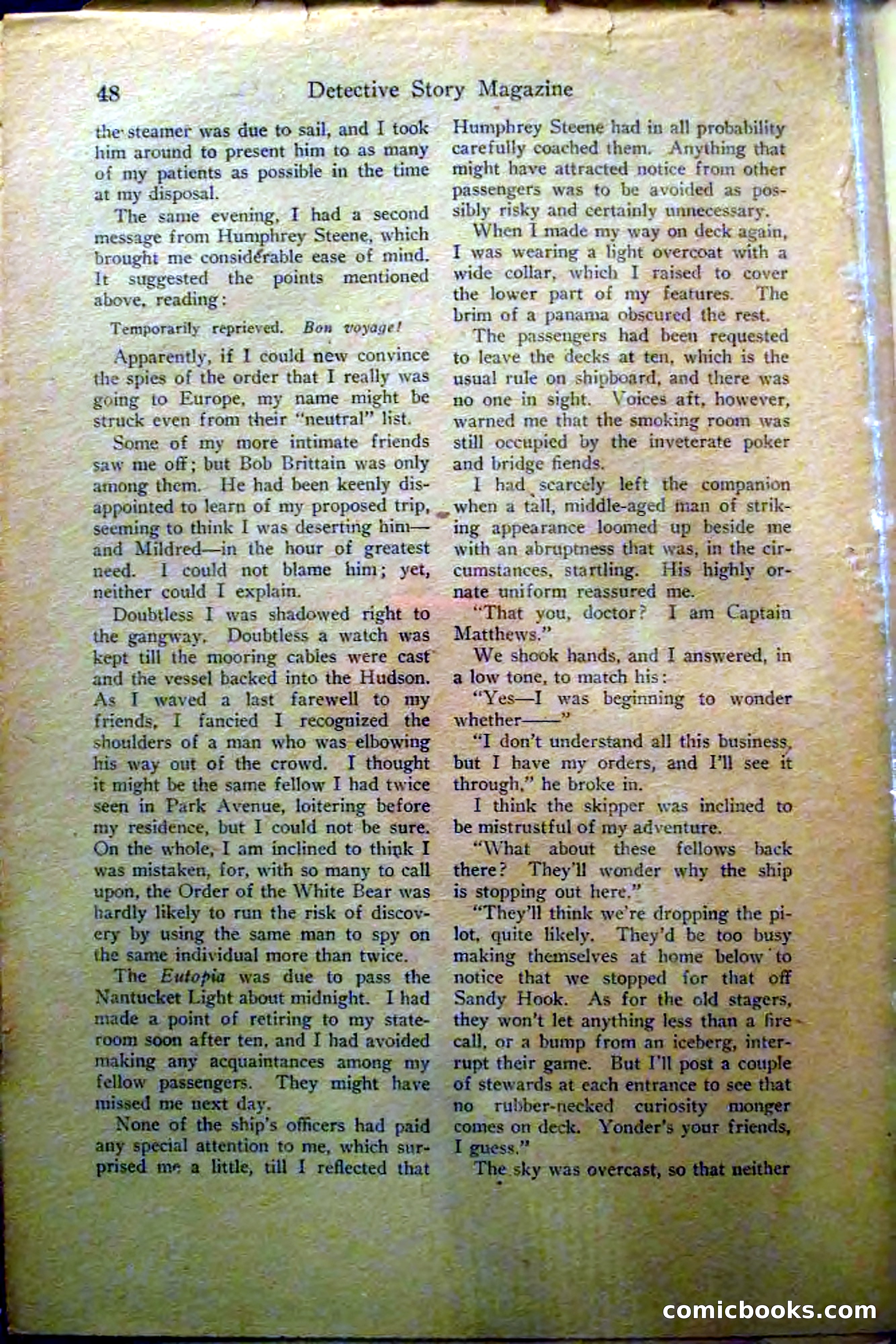 Detective Story Magazine, Vol. 2, No. 5 — page 50 of 132