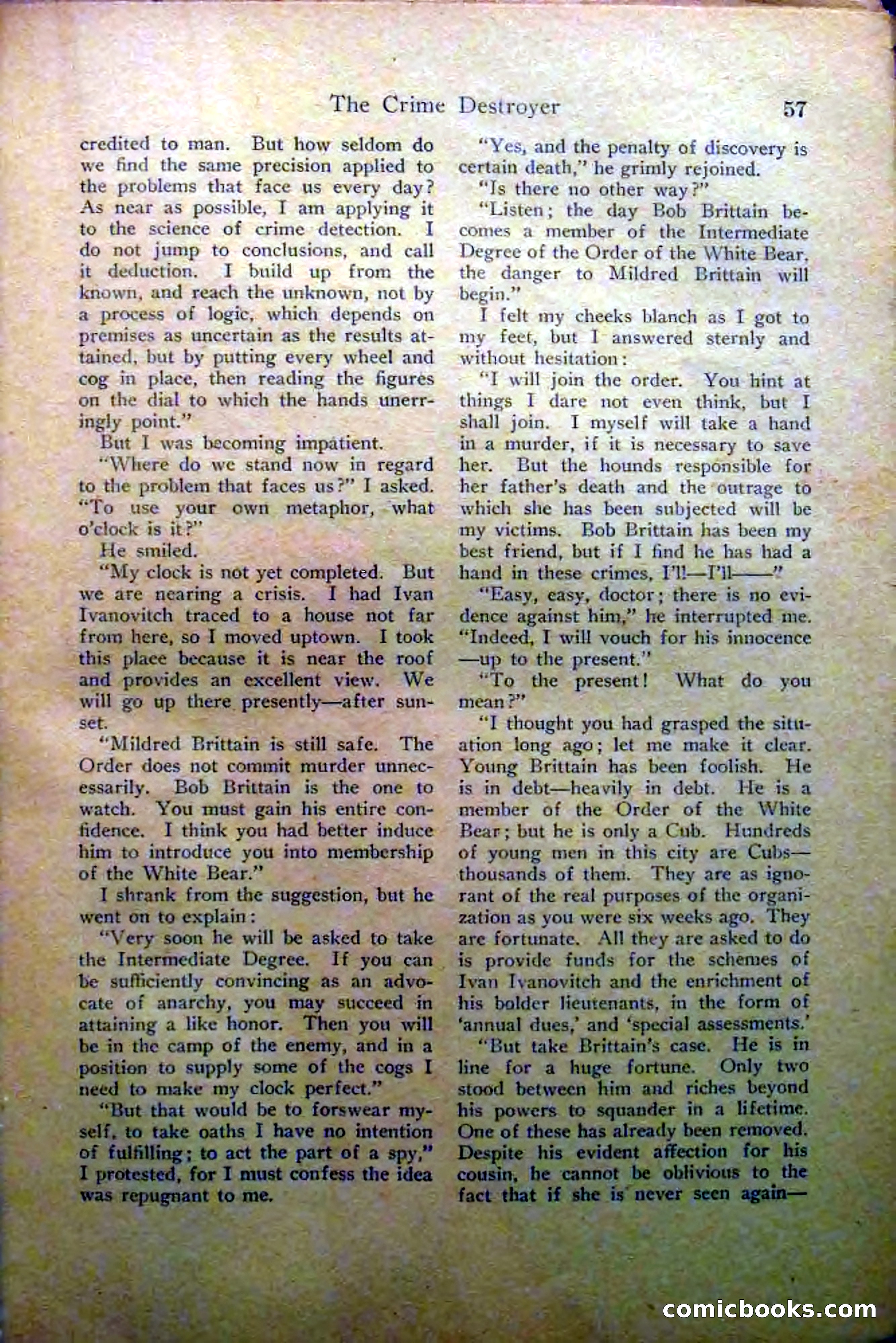 Detective Story Magazine, Vol. 2, No. 5 — page 59 of 132
