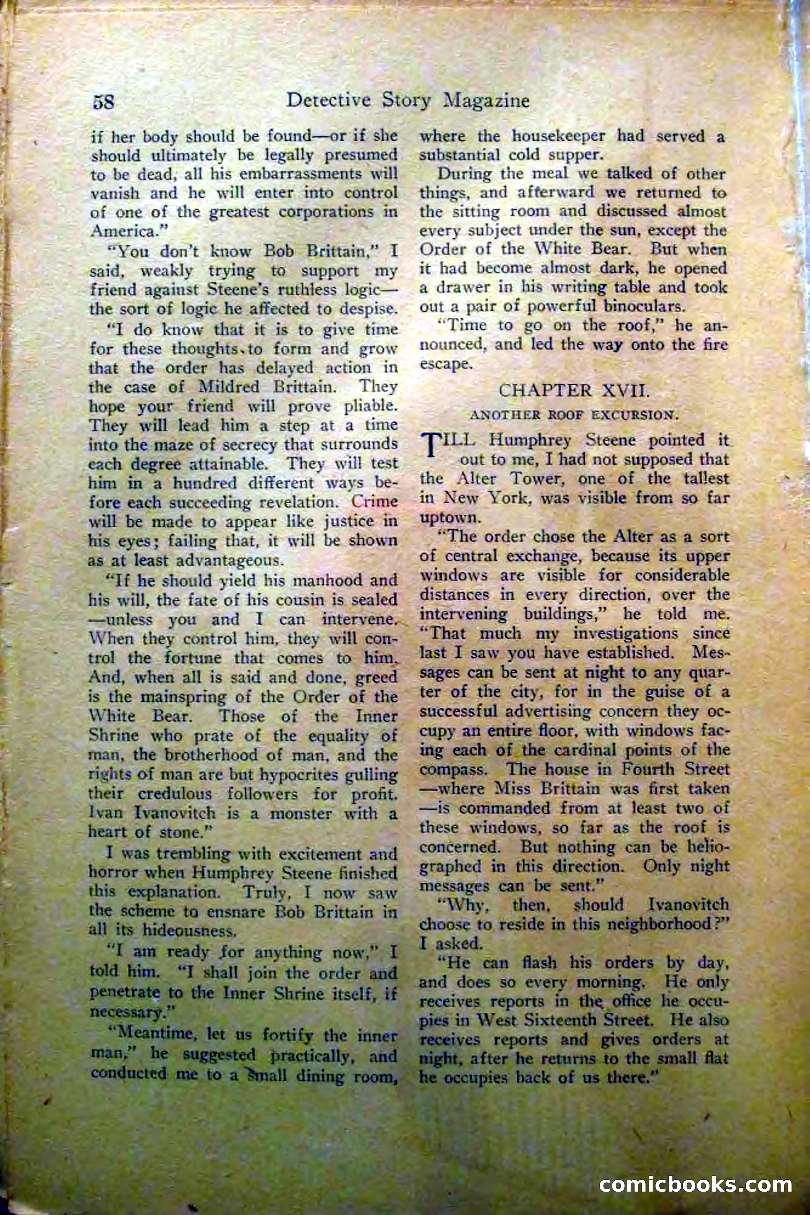 Detective Story Magazine, Vol. 2, No. 5 — page 60 of 132