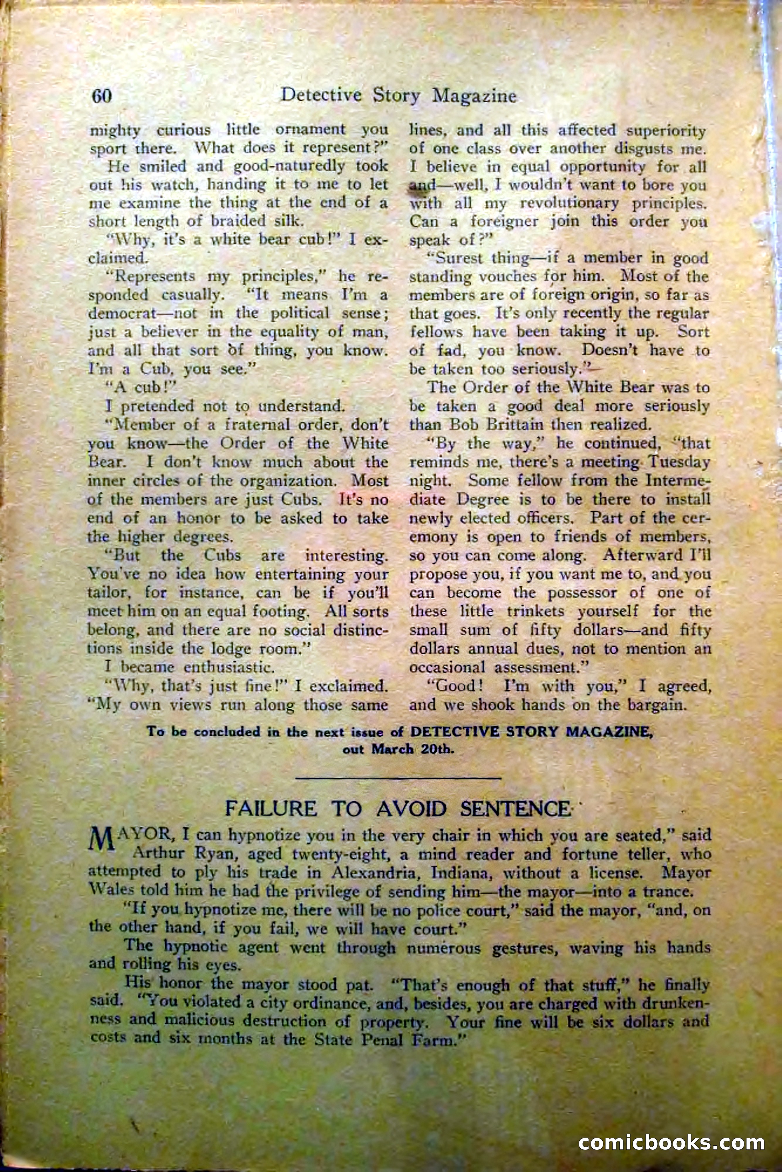 Detective Story Magazine, Vol. 2, No. 5 — page 62 of 132