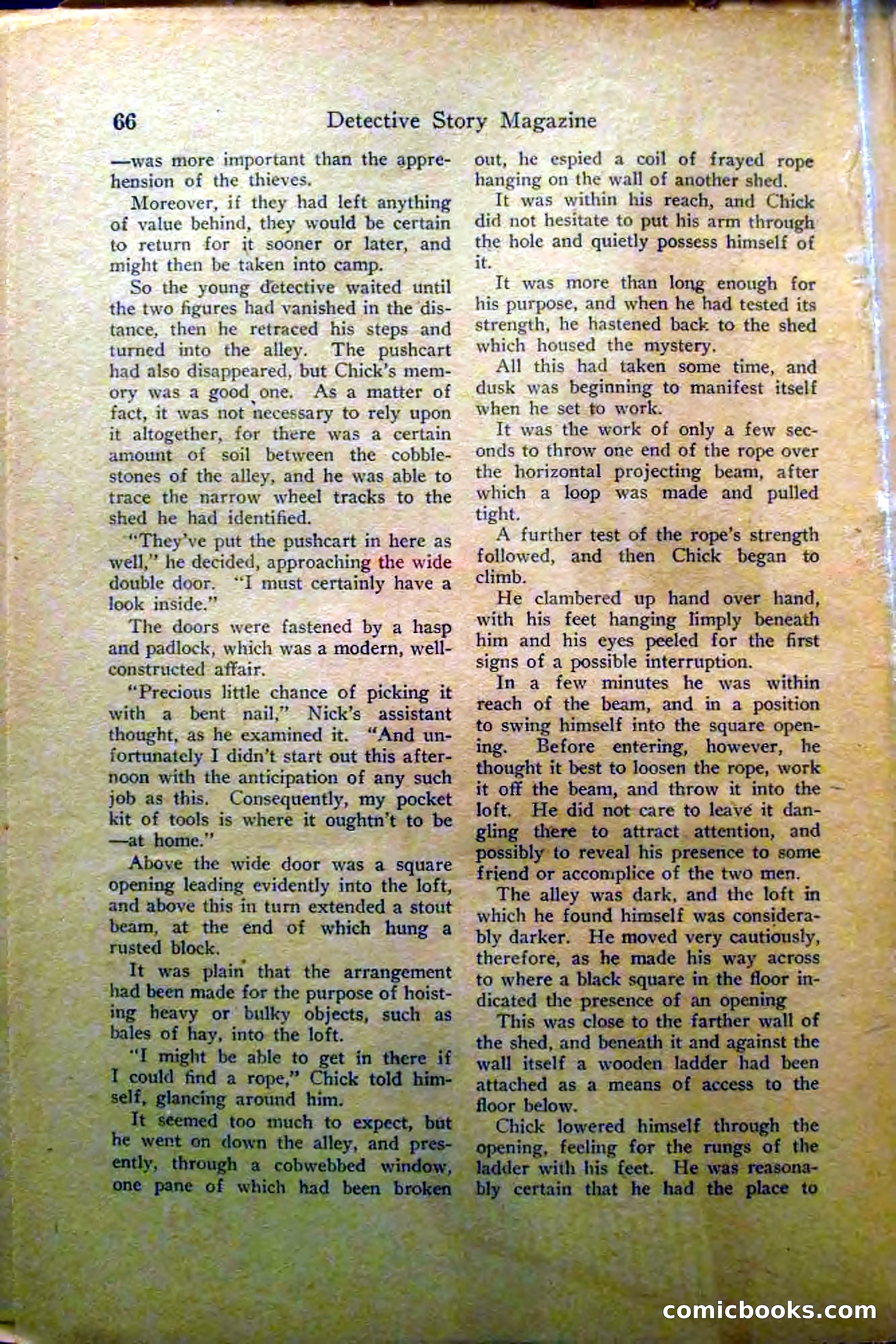 Detective Story Magazine, Vol. 2, No. 5 — page 68 of 132