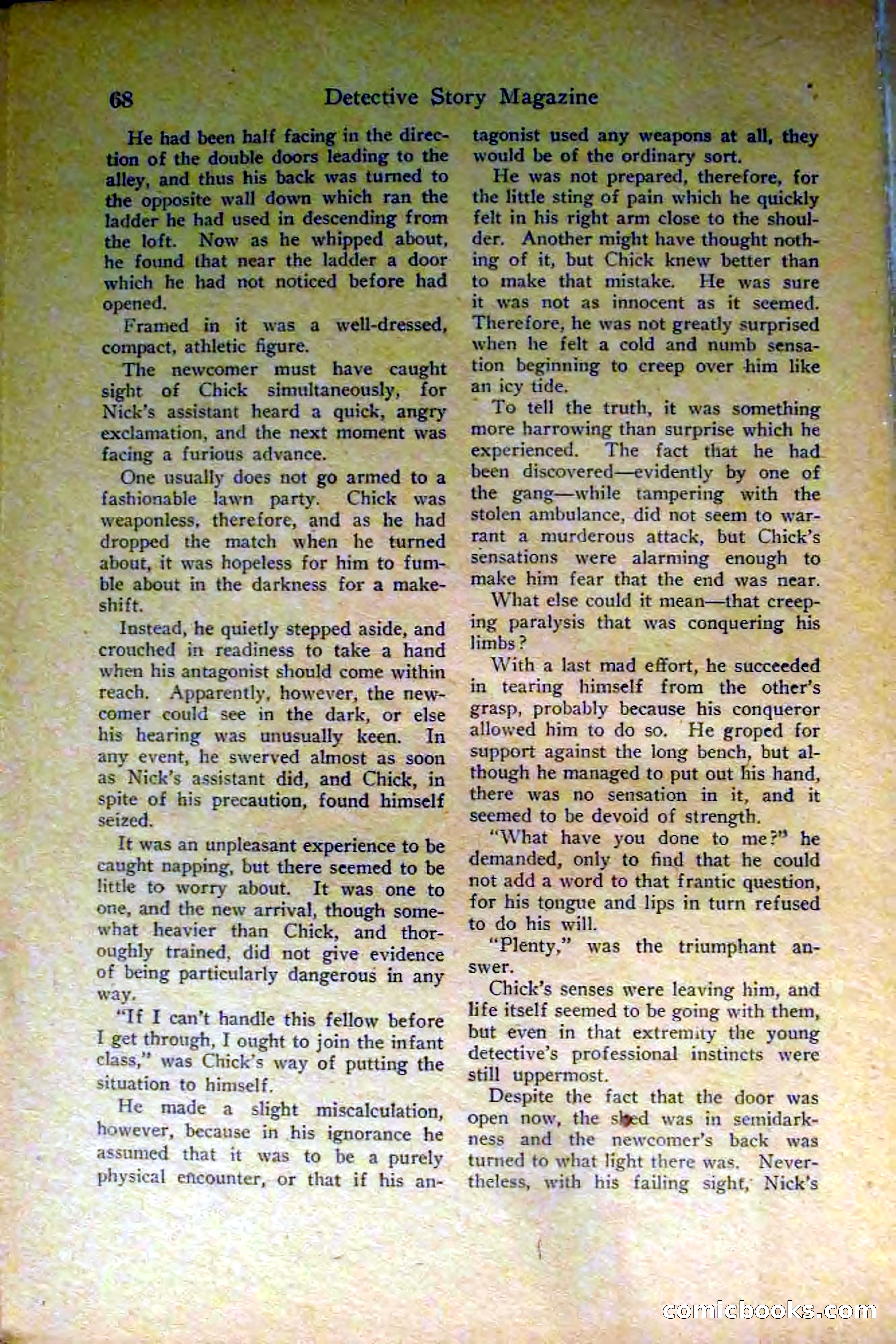 Detective Story Magazine, Vol. 2, No. 5 — page 70 of 132