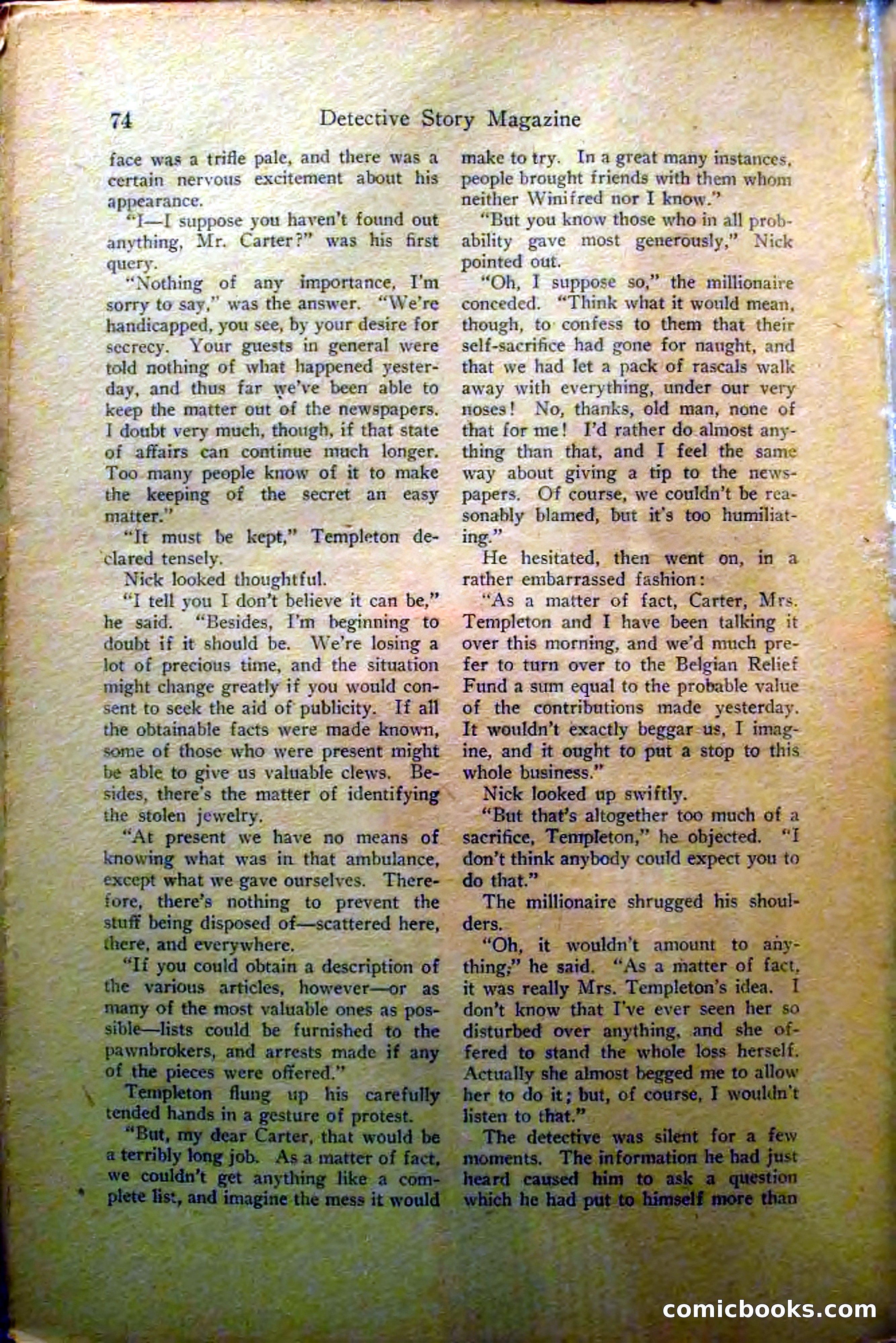 Detective Story Magazine, Vol. 2, No. 5 — page 76 of 132