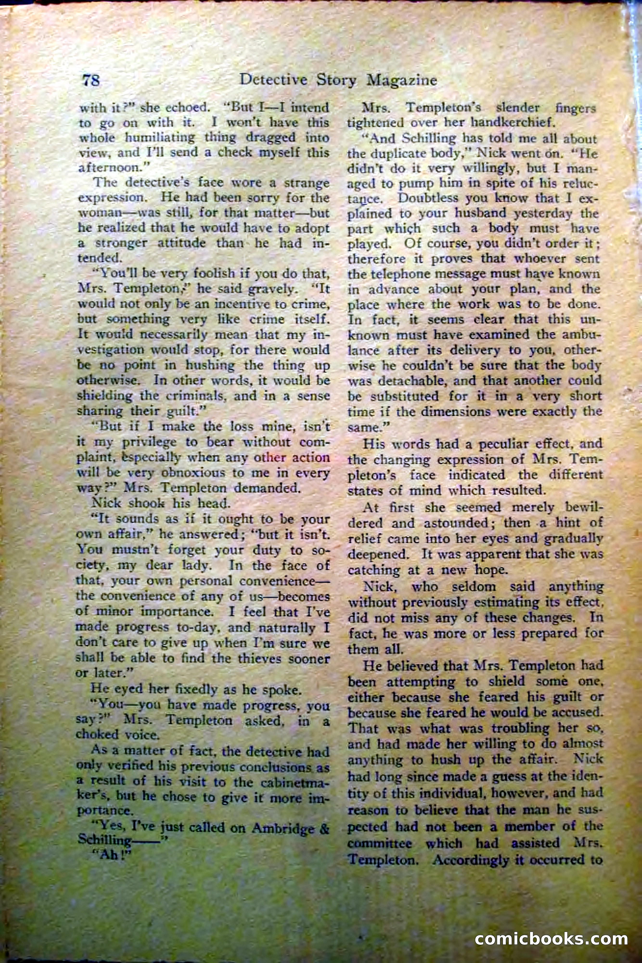Detective Story Magazine, Vol. 2, No. 5 — page 80 of 132