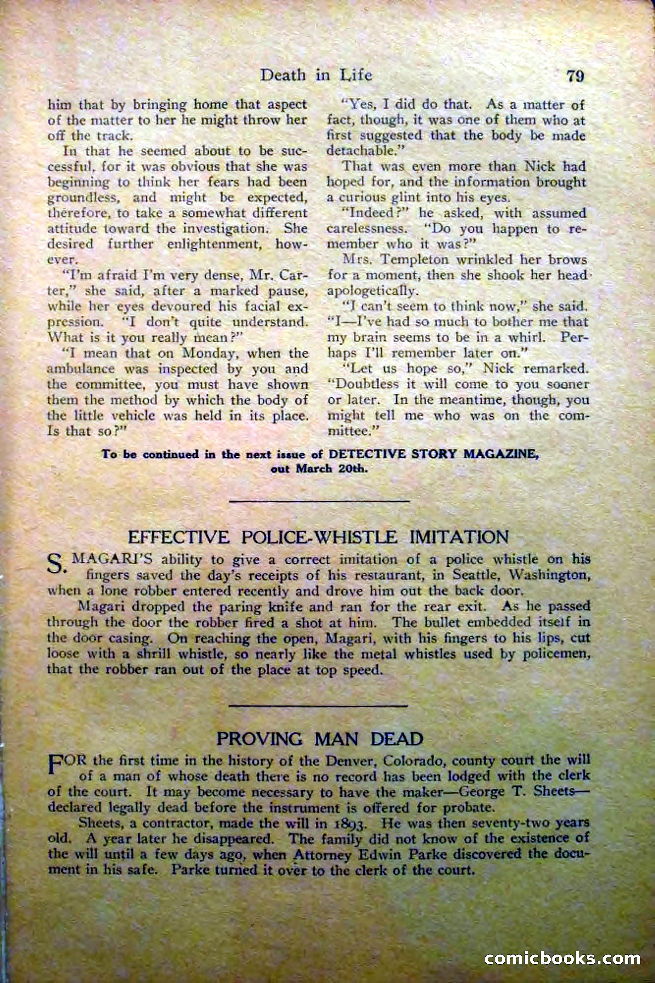 Detective Story Magazine, Vol. 2, No. 5 — page 81 of 132