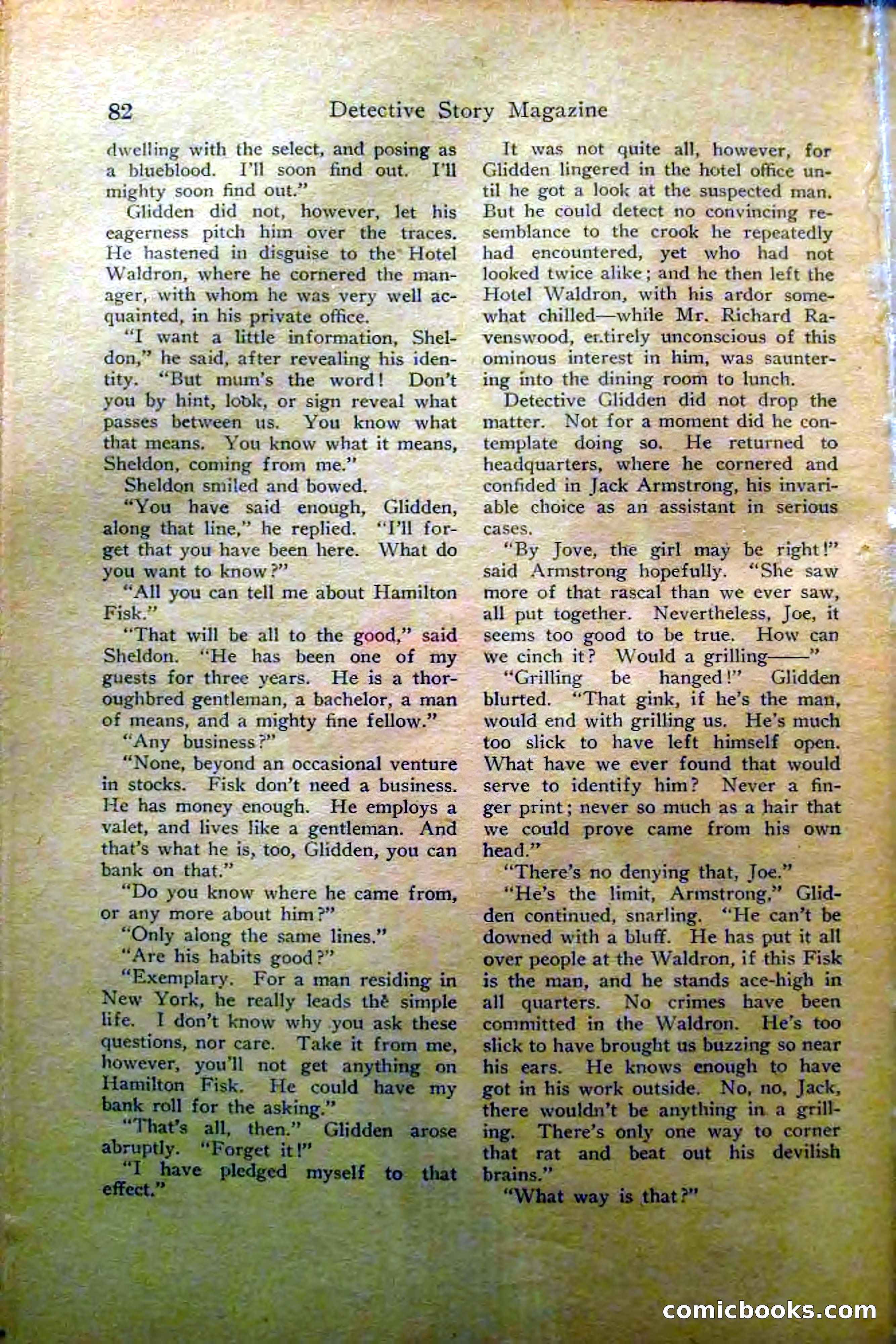 Detective Story Magazine, Vol. 2, No. 5 — page 84 of 132