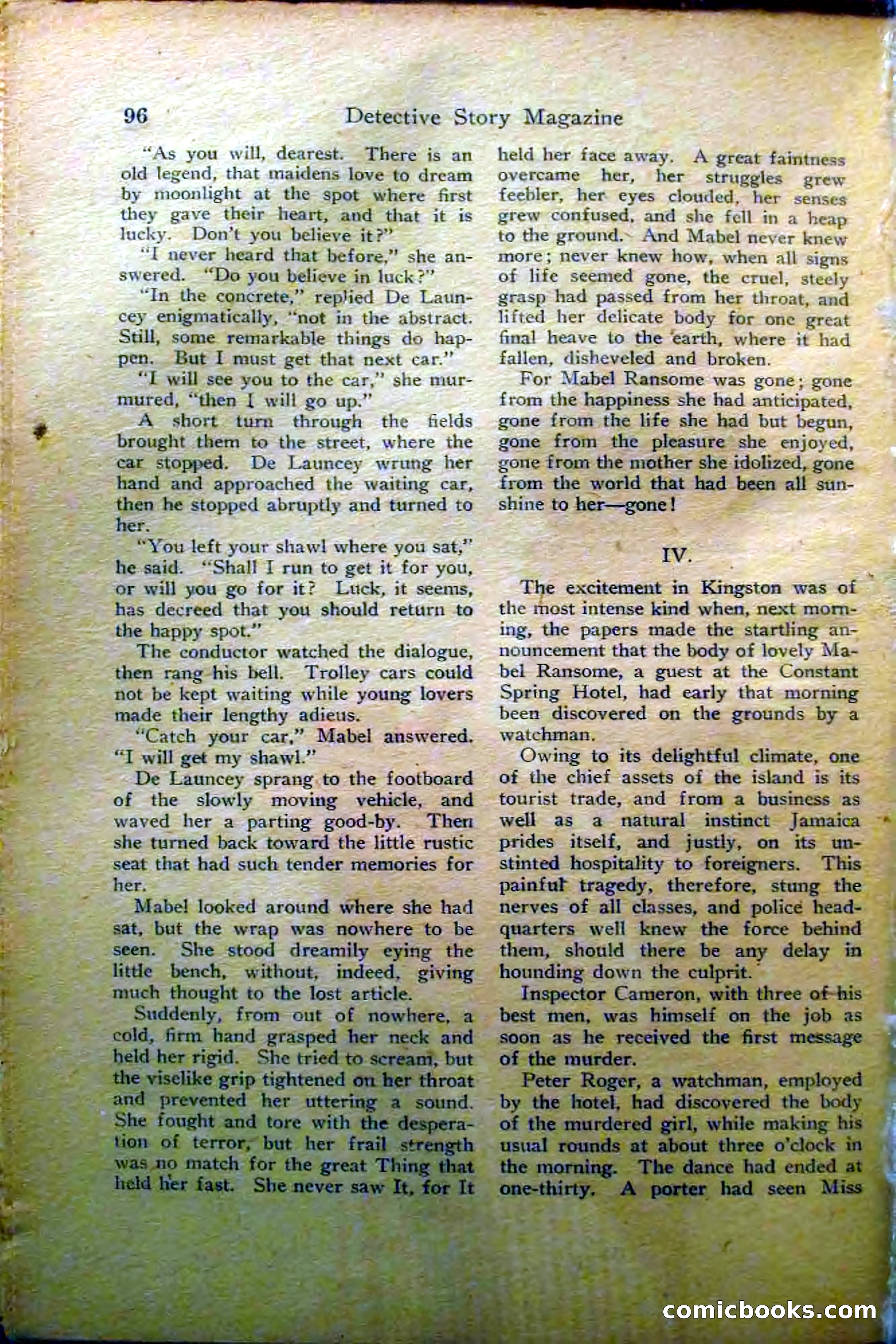 Detective Story Magazine, Vol. 2, No. 5 — page 98 of 132