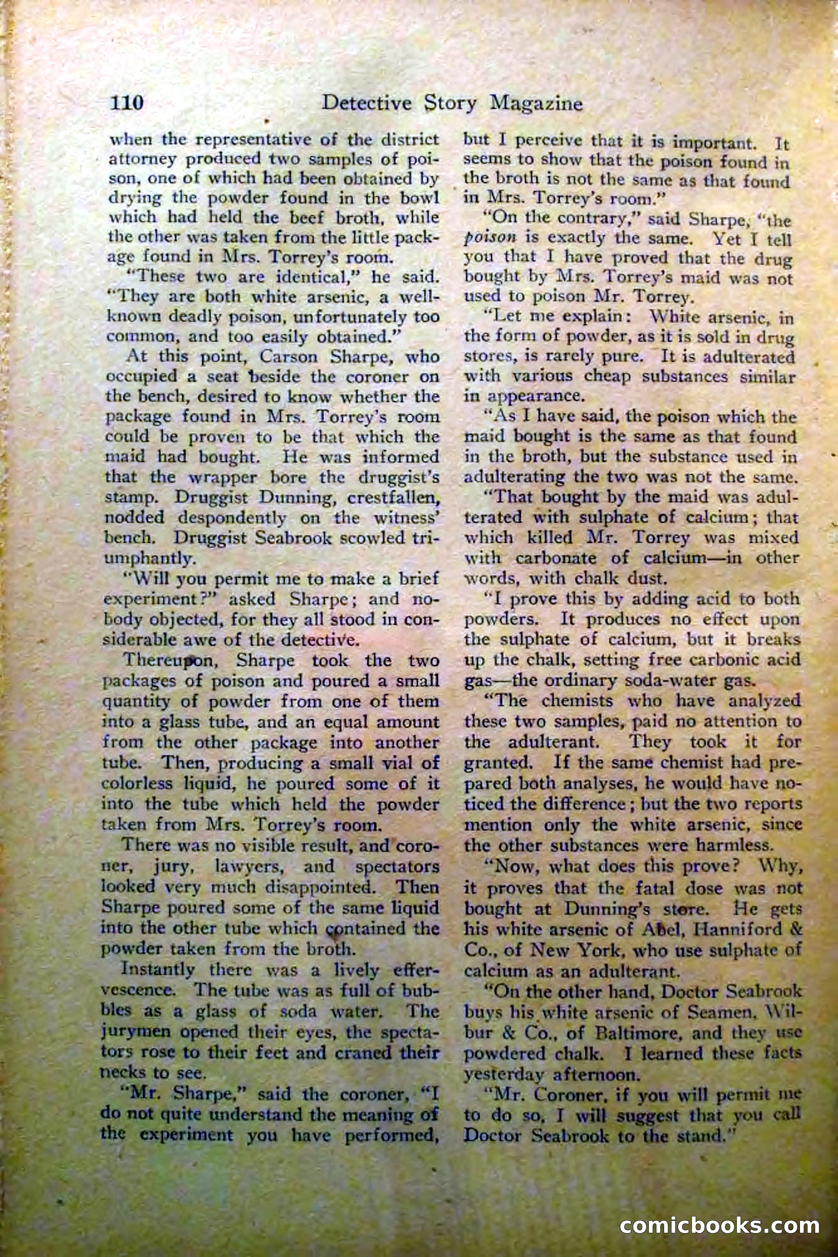 Detective Story Magazine, Vol. 2, No. 5 — page 112 of 132