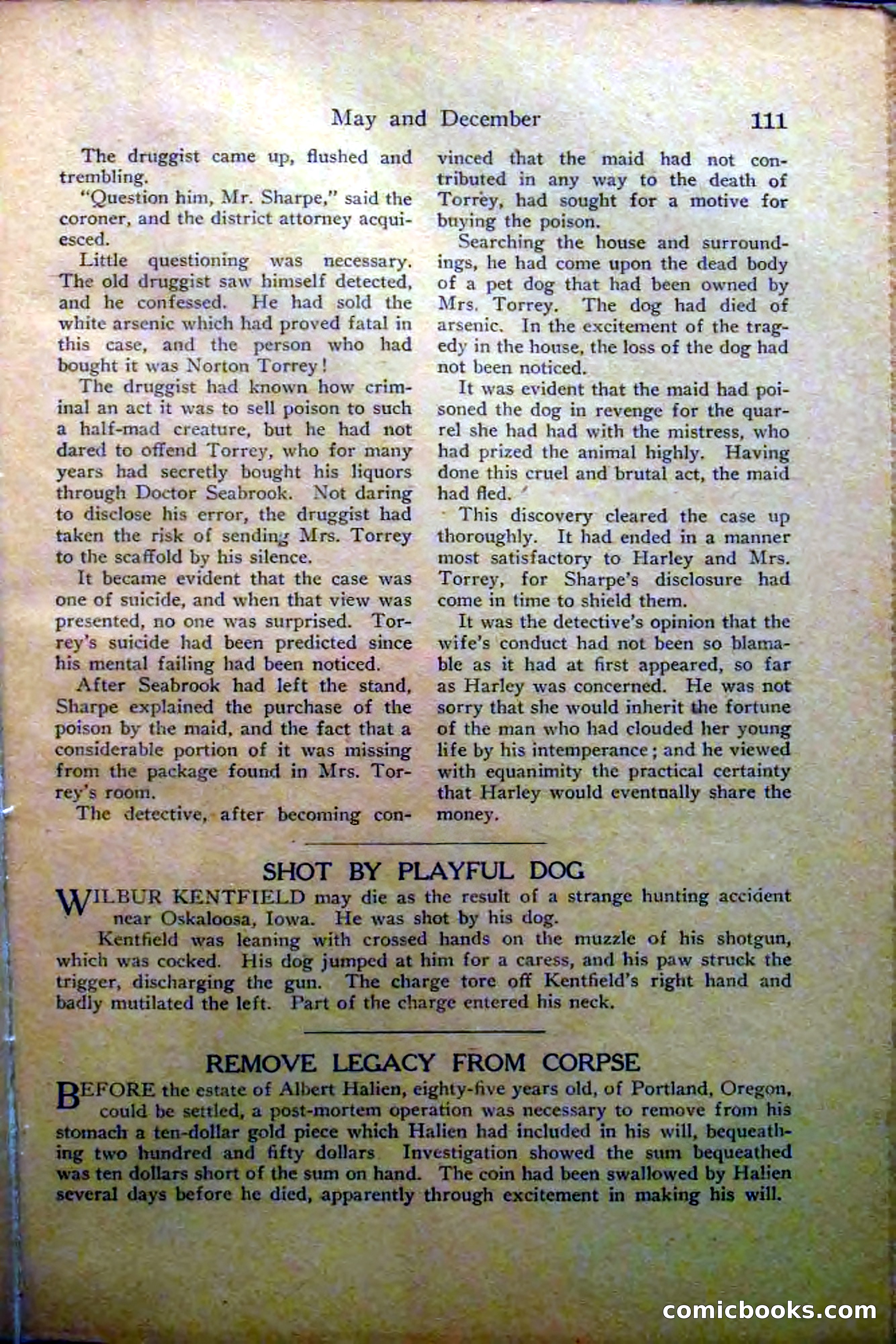 Detective Story Magazine, Vol. 2, No. 5 — page 113 of 132
