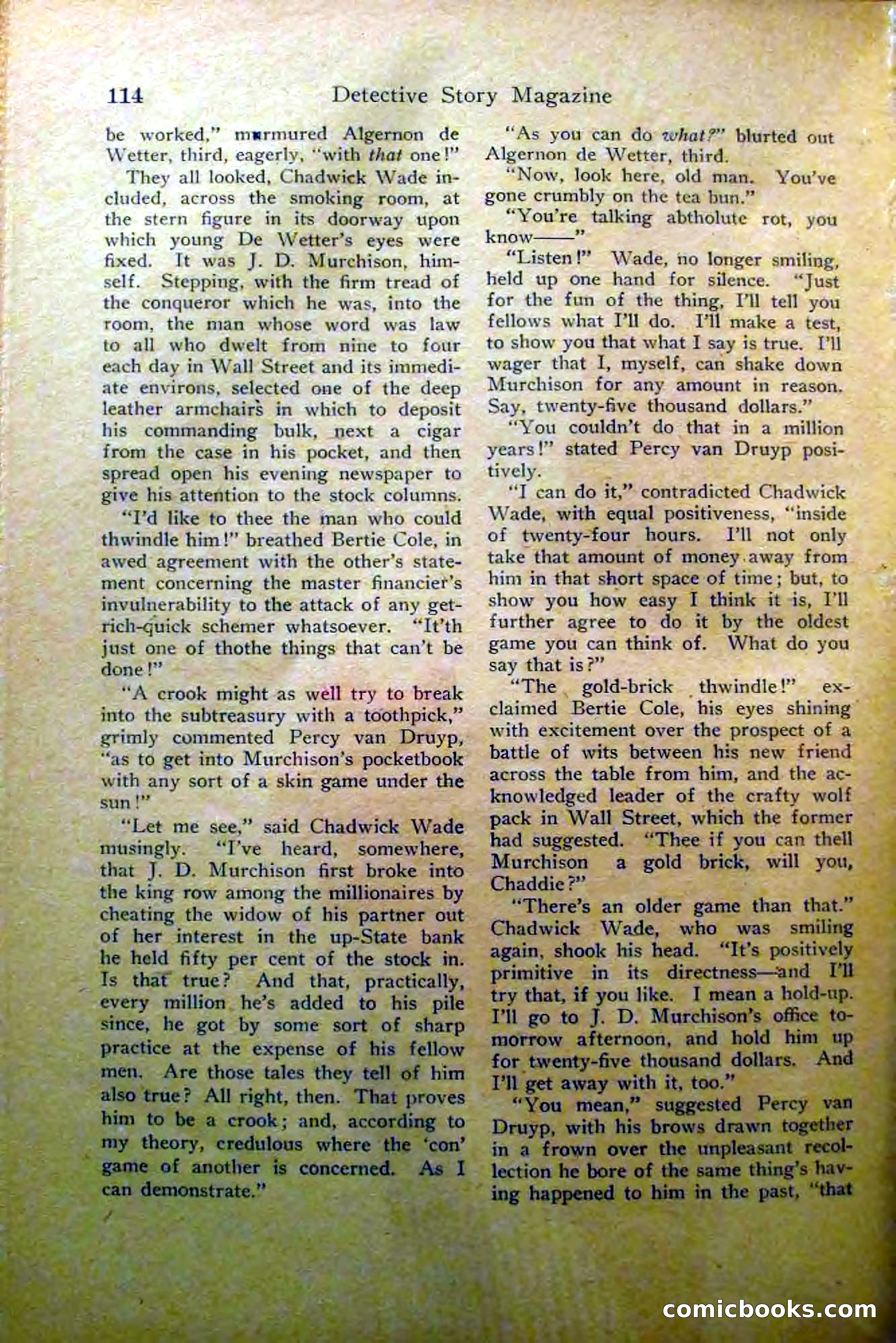 Detective Story Magazine, Vol. 2, No. 5 — page 116 of 132