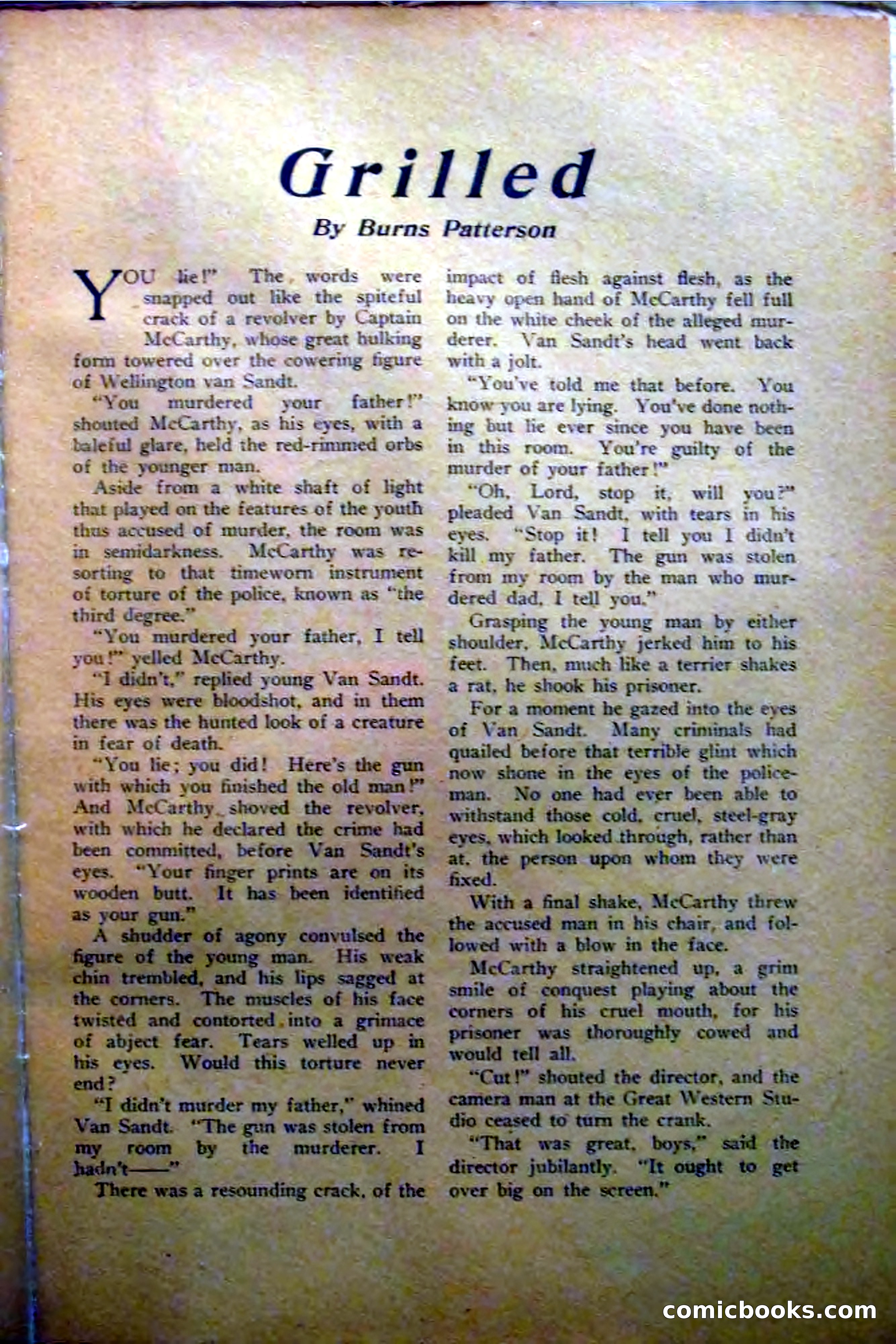 Detective Story Magazine, Vol. 2, No. 5 — page 129 of 132