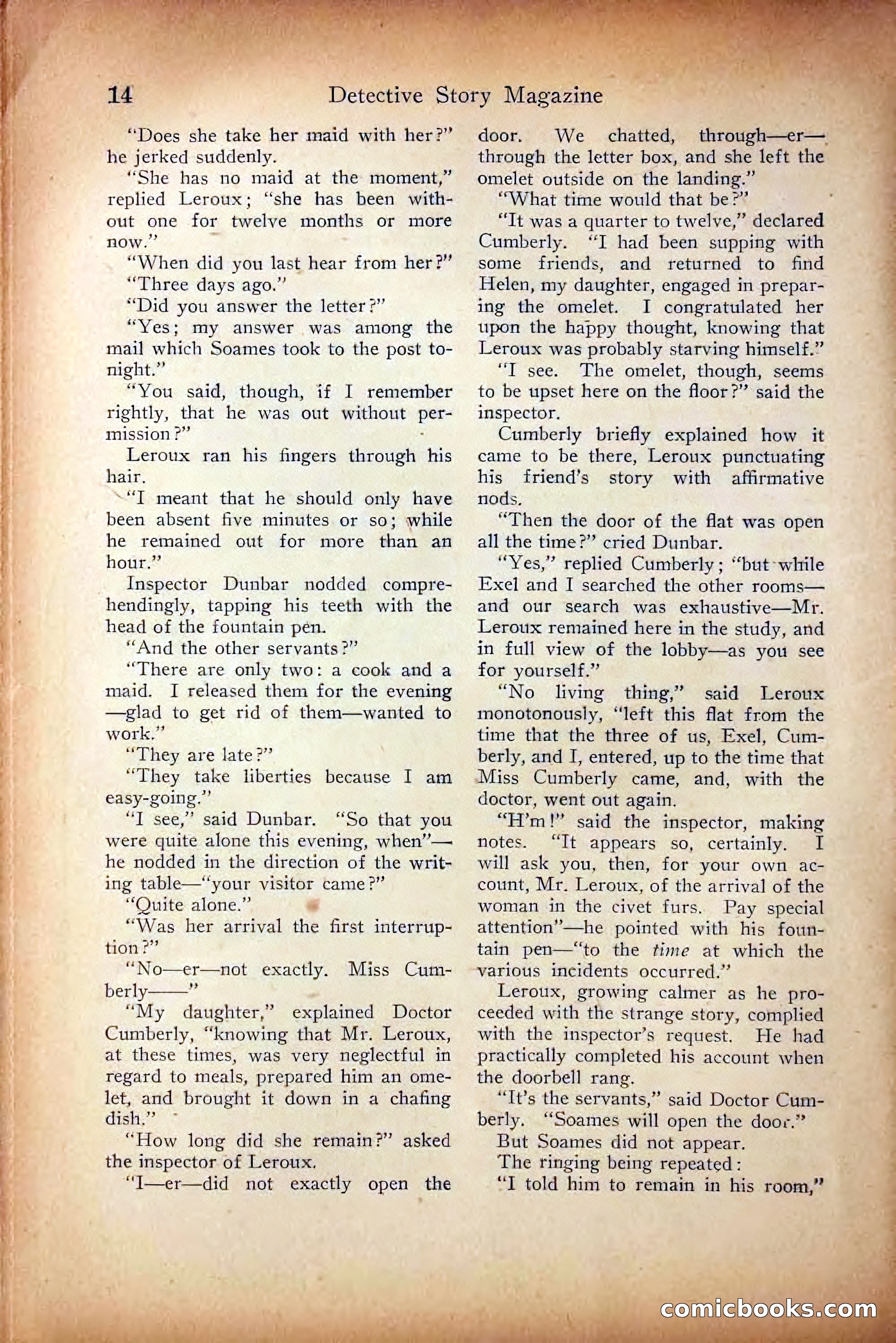 Detective Story Magazine, October 5, 1916 — page 16 of 132