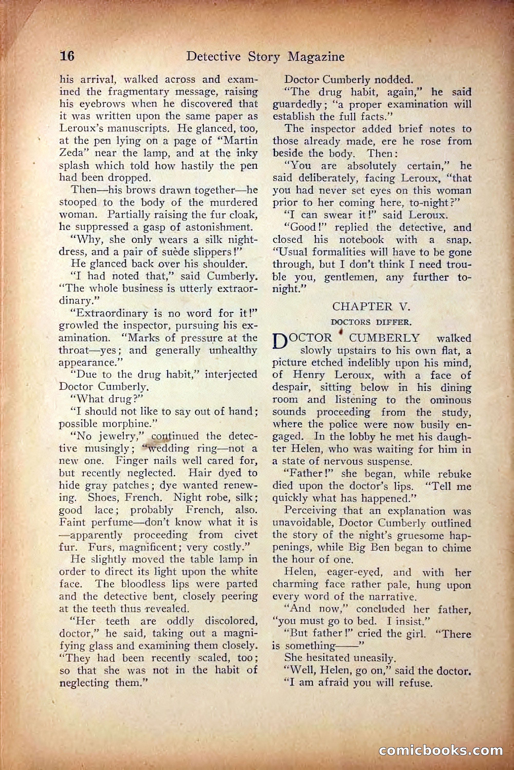 Detective Story Magazine, October 5, 1916 — page 18 of 132