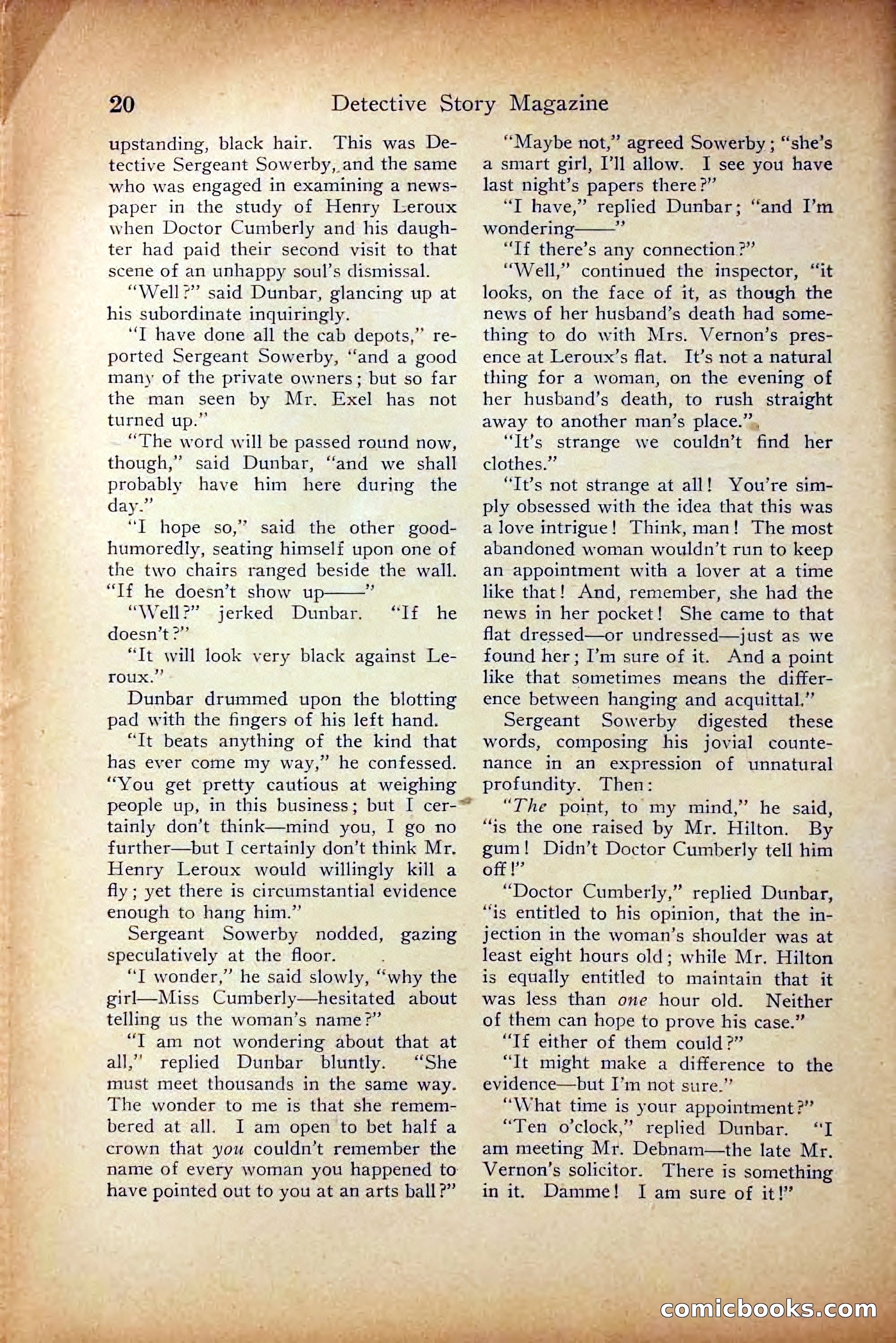Detective Story Magazine, October 5, 1916 — page 22 of 132