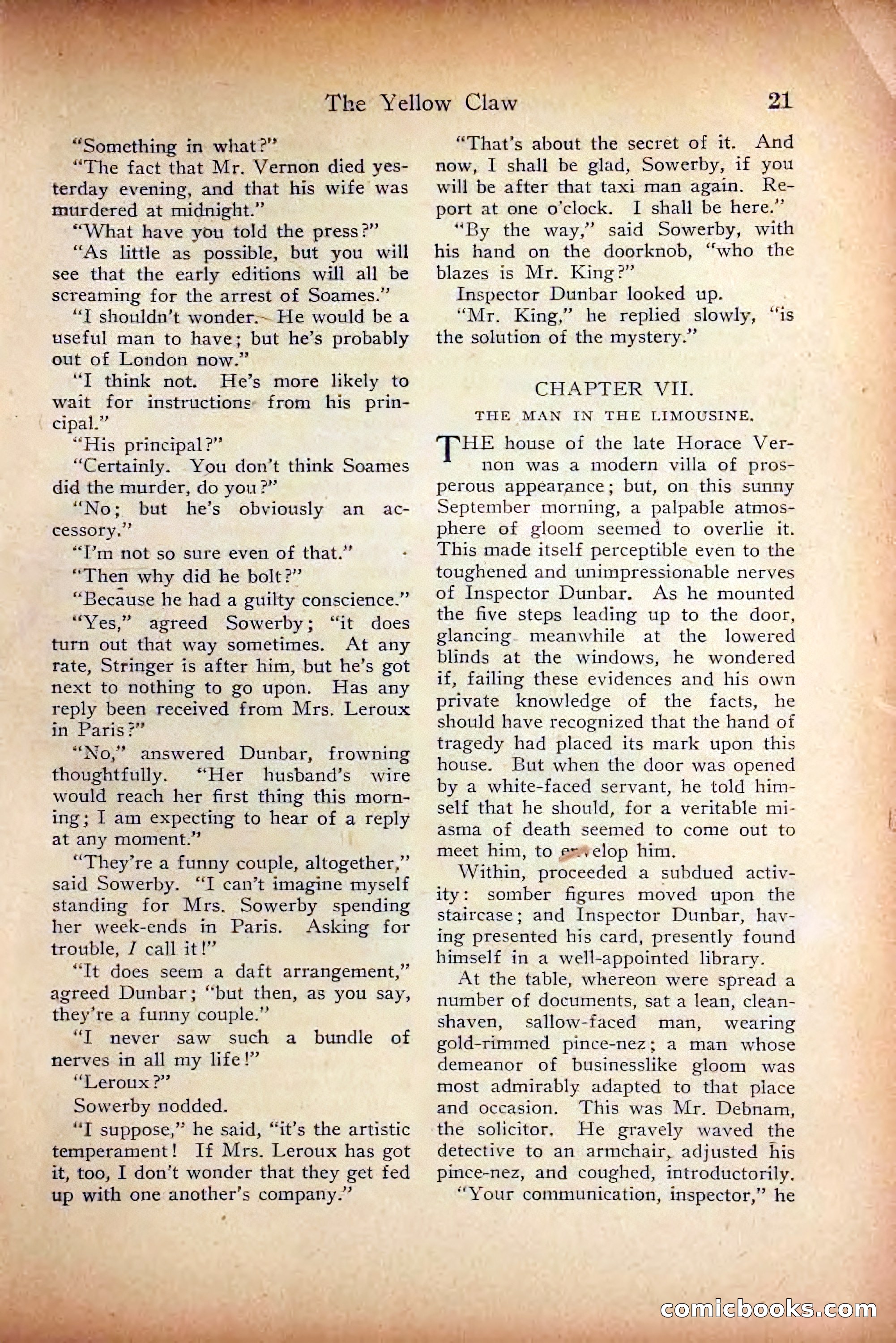 Detective Story Magazine, October 5, 1916 — page 23 of 132