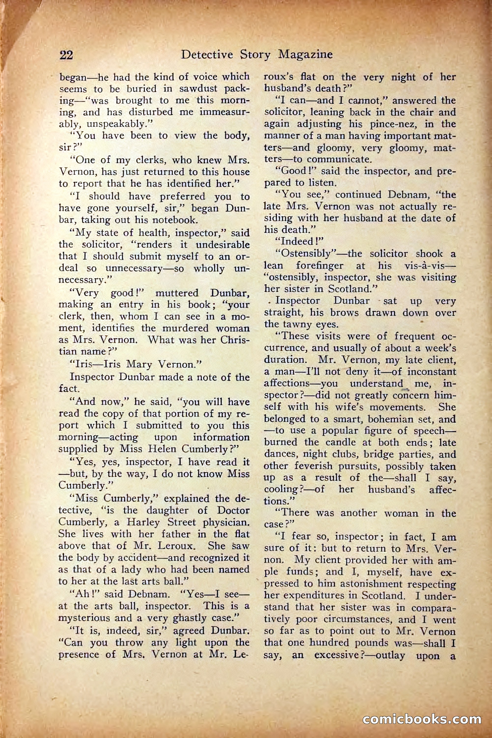 Detective Story Magazine, October 5, 1916 — page 24 of 132