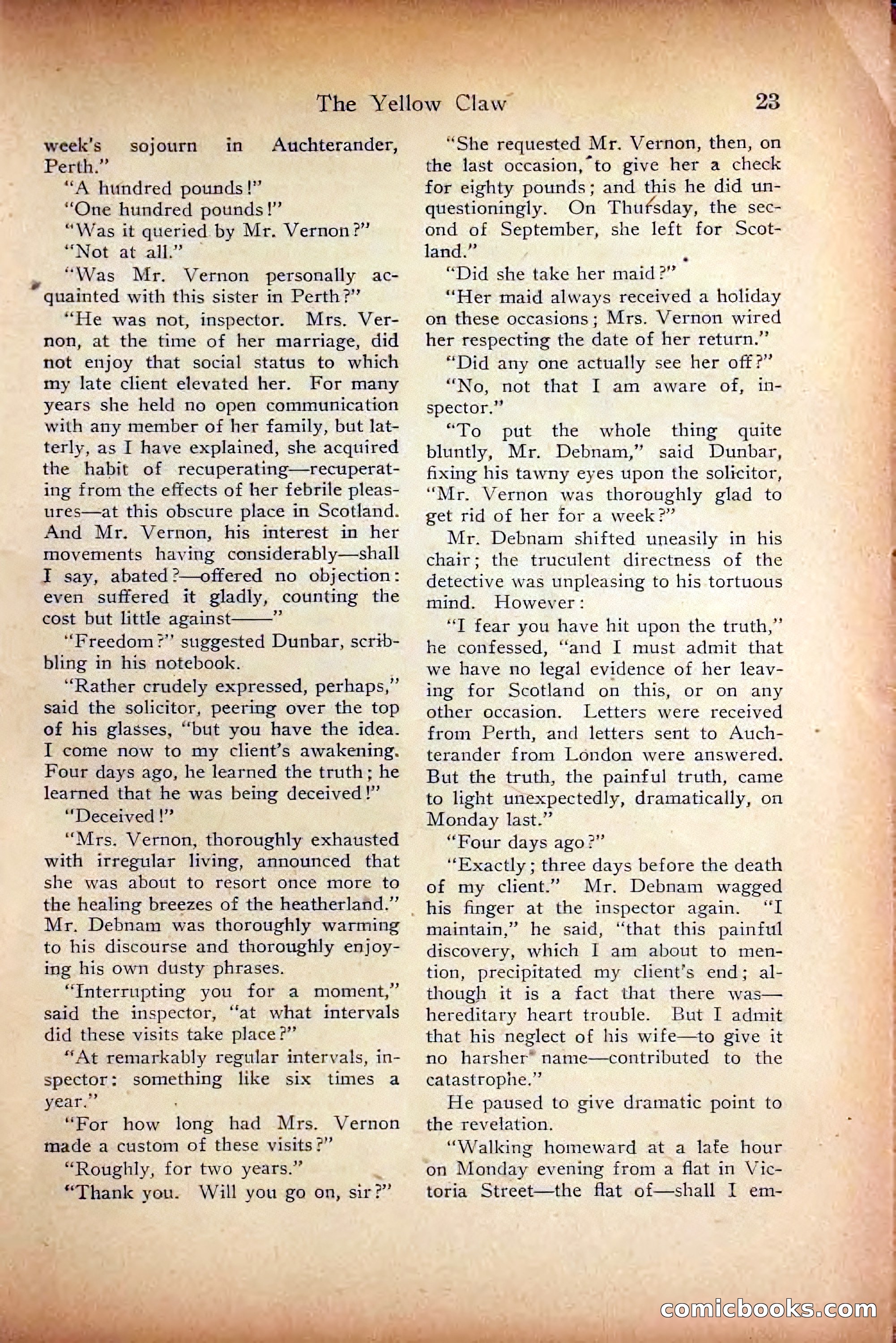 Detective Story Magazine, October 5, 1916 — page 25 of 132