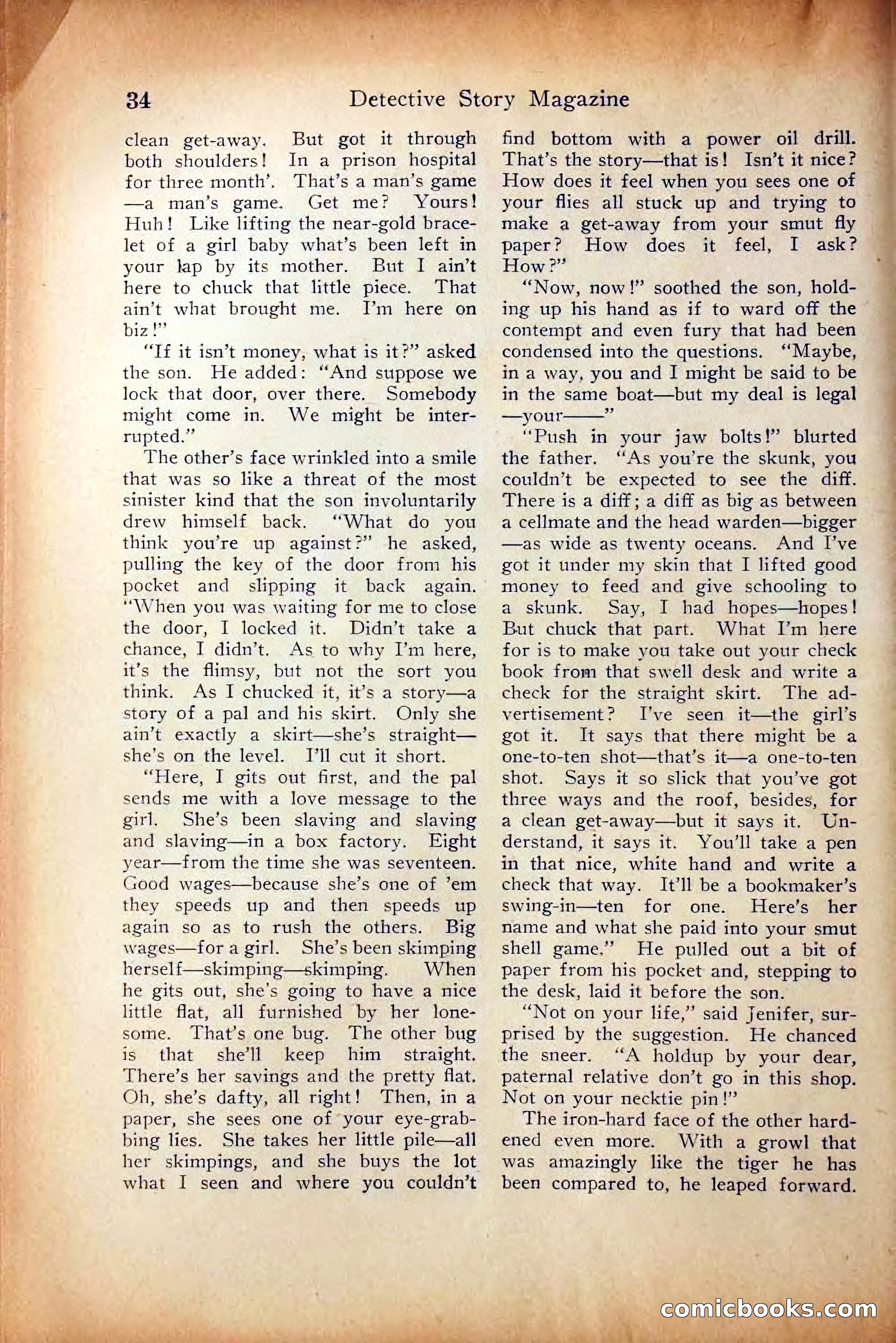Detective Story Magazine, October 5, 1916 — page 36 of 132