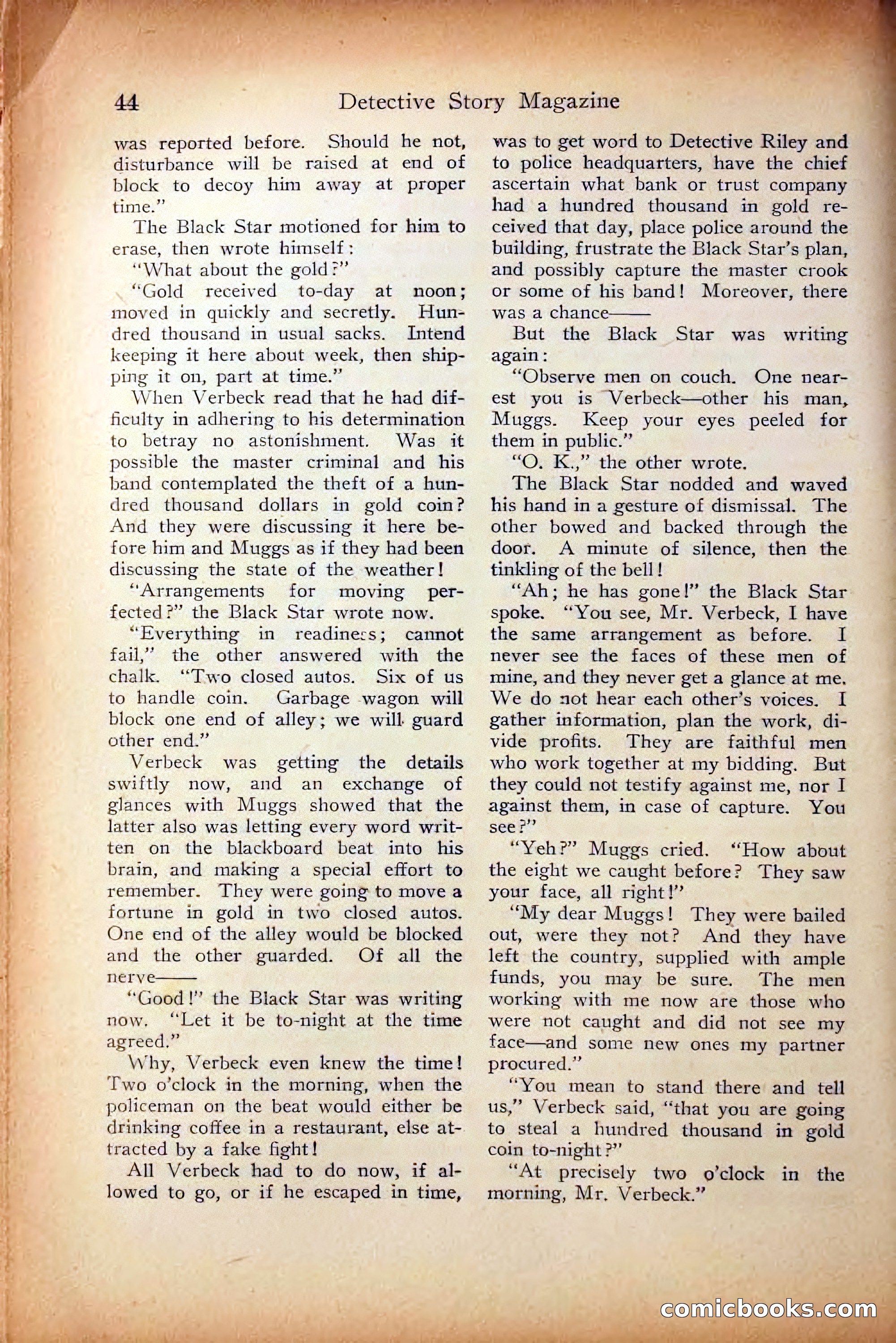 Detective Story Magazine, October 5, 1916 — page 46 of 132