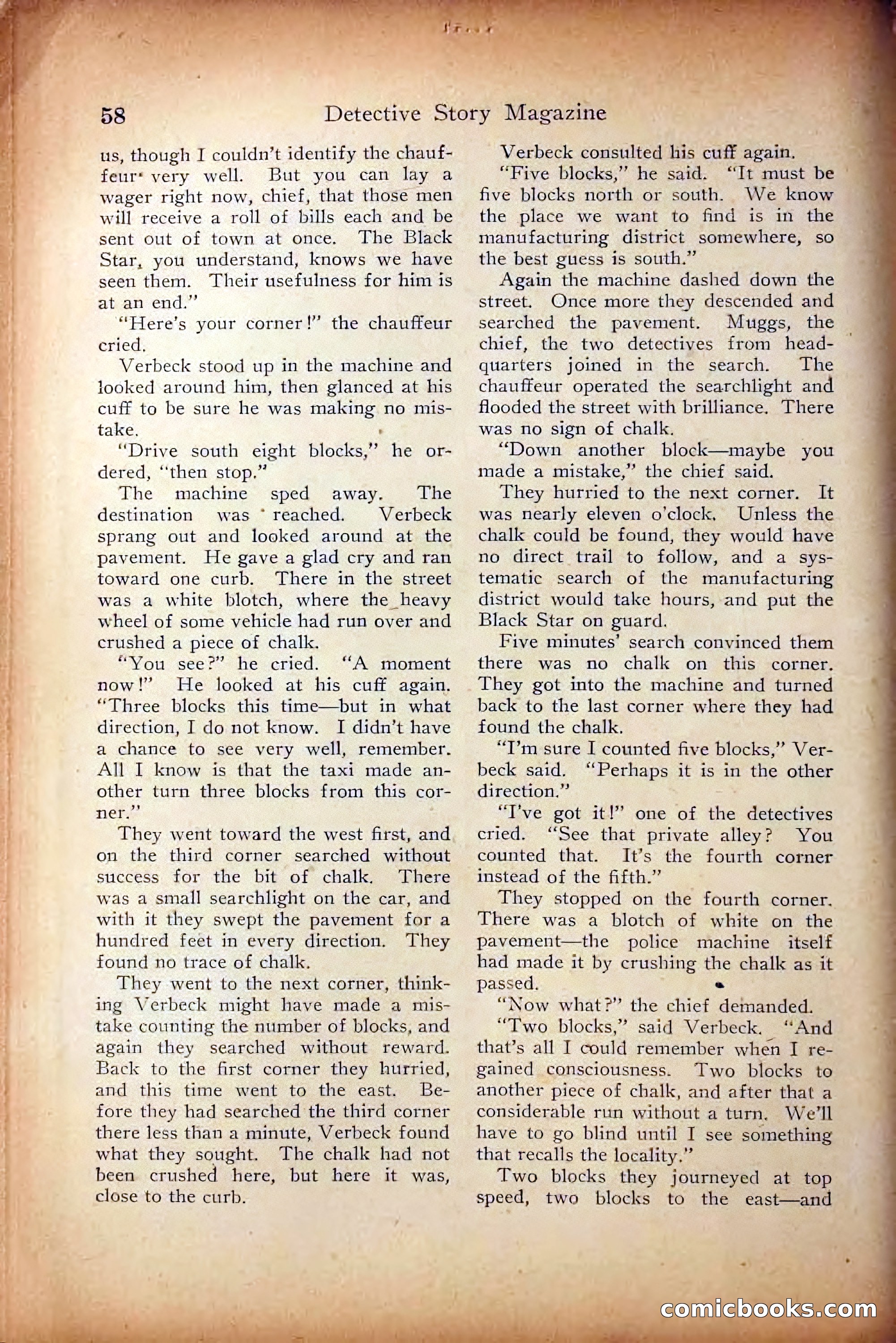 Detective Story Magazine, October 5, 1916 — page 60 of 132