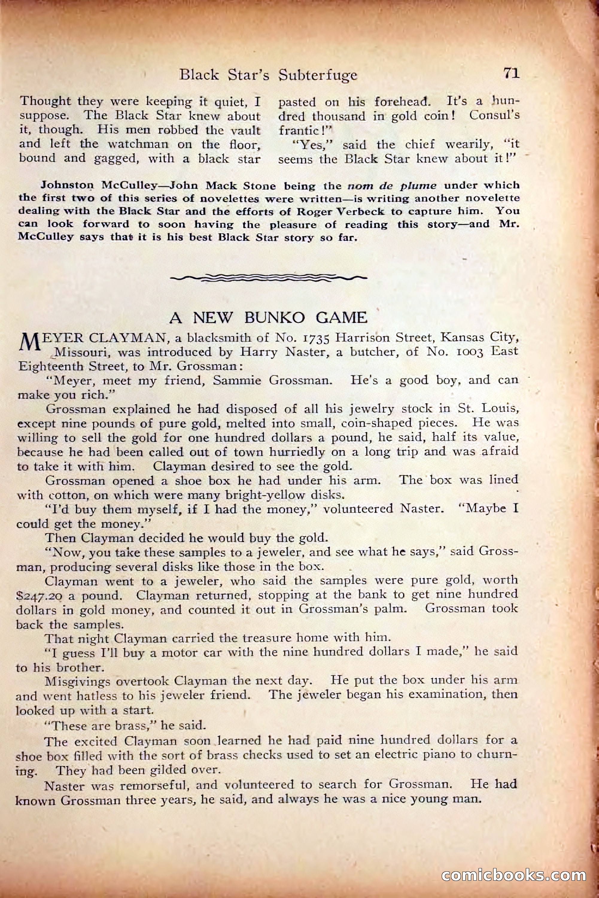 Detective Story Magazine, October 5, 1916 — page 73 of 132