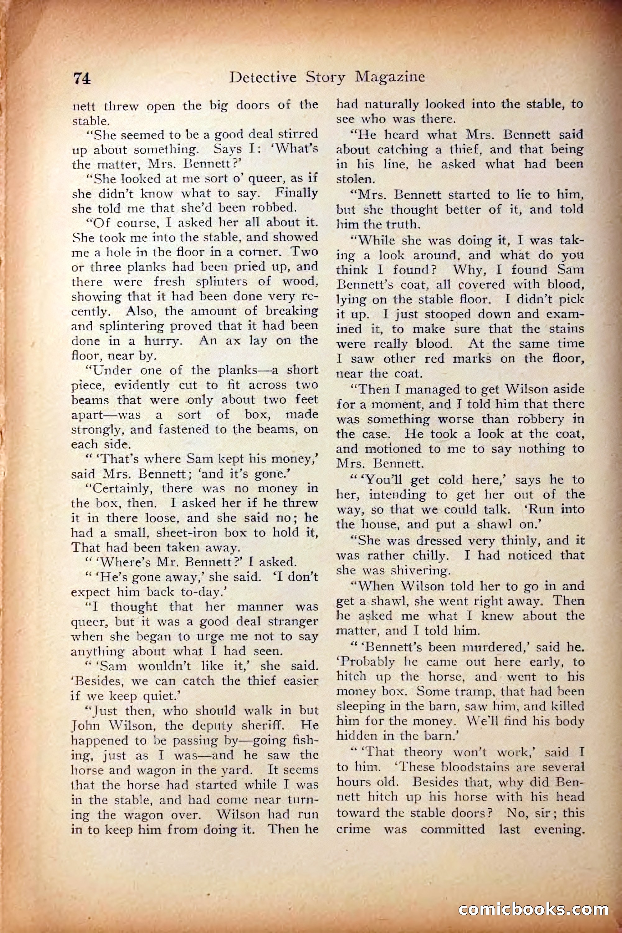 Detective Story Magazine, October 5, 1916 — page 76 of 132