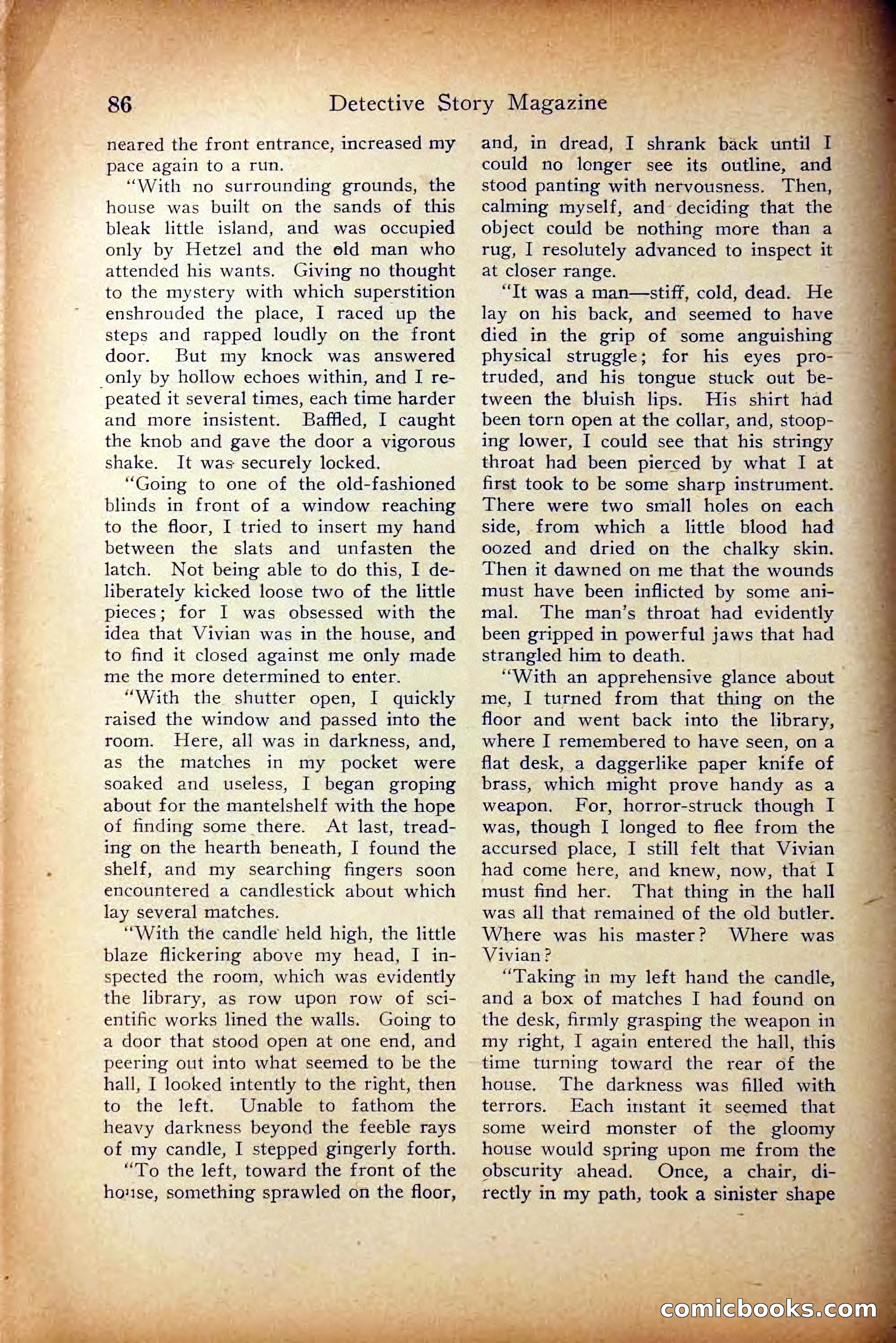 Detective Story Magazine, October 5, 1916 — page 88 of 132